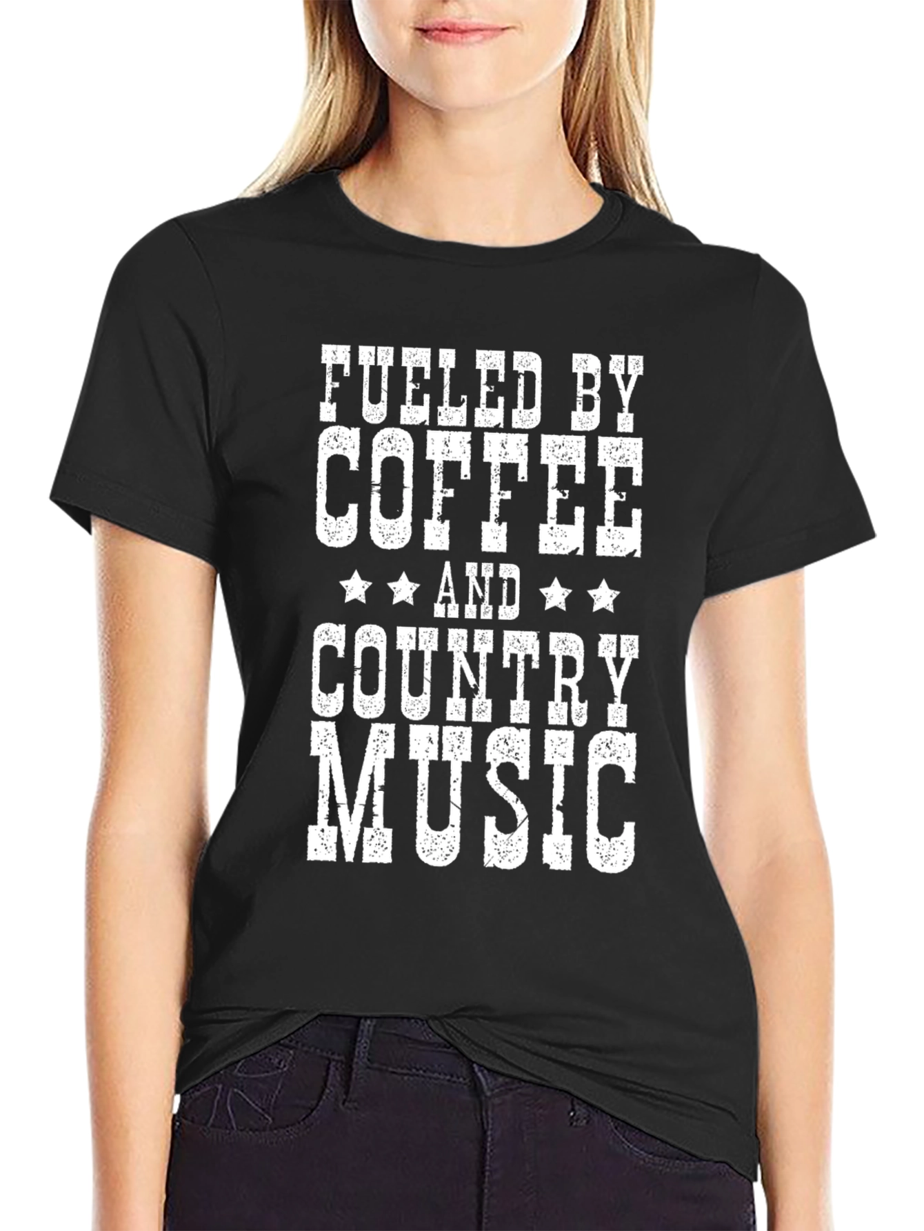 Fueled By Coffee and Country Music T-Shirt