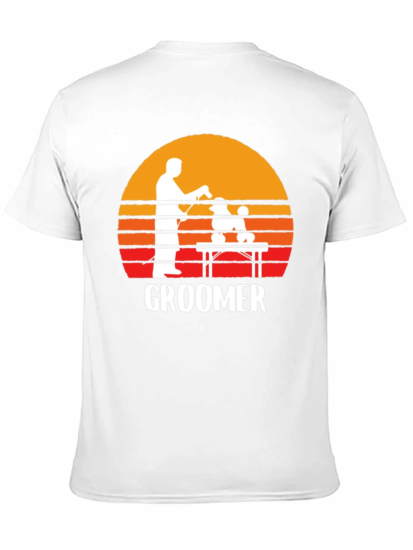 Retro Groomer T-Shirt: Pet Grooming Tee