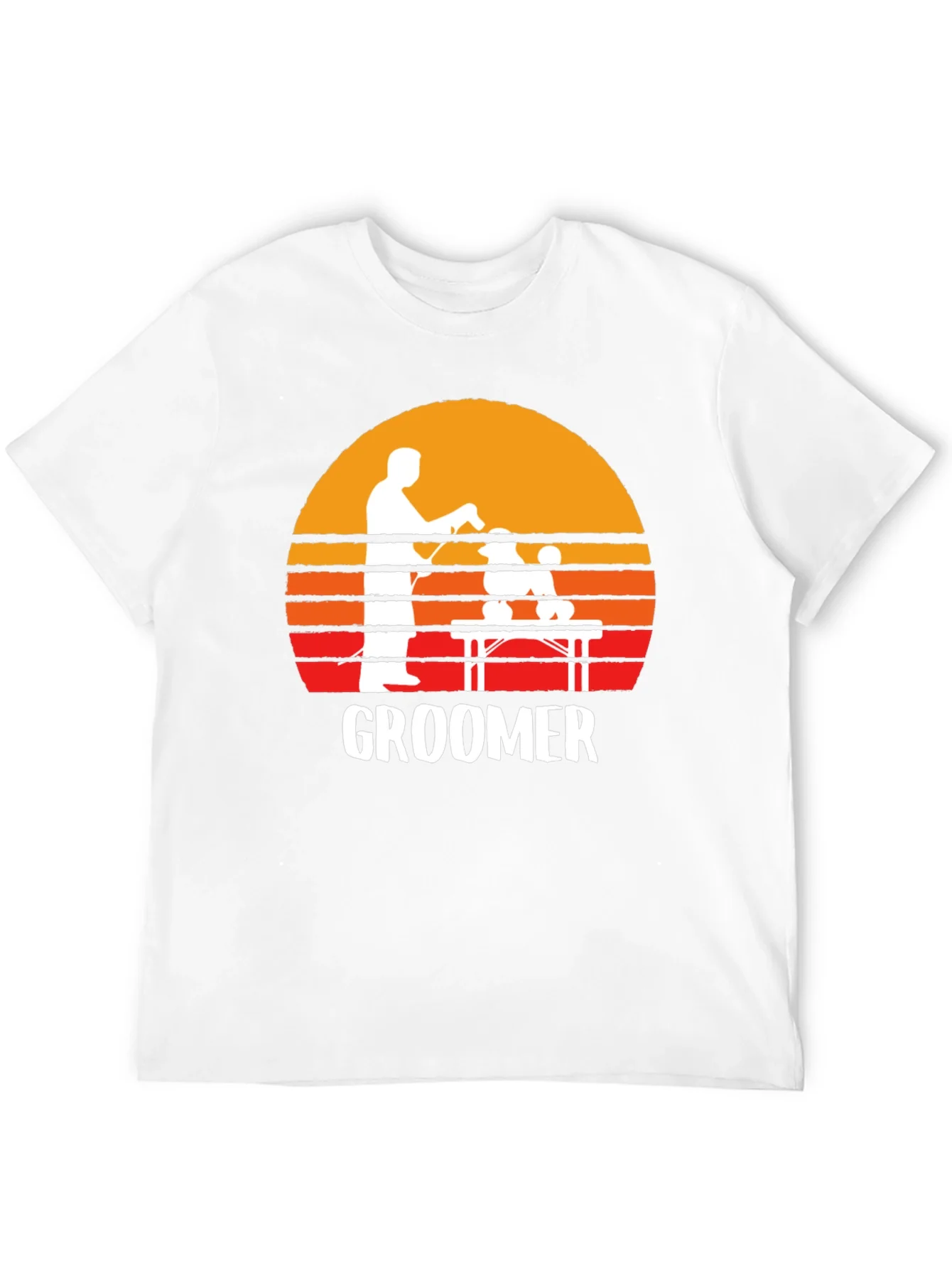 Retro Groomer T-Shirt: Pet Grooming Tee