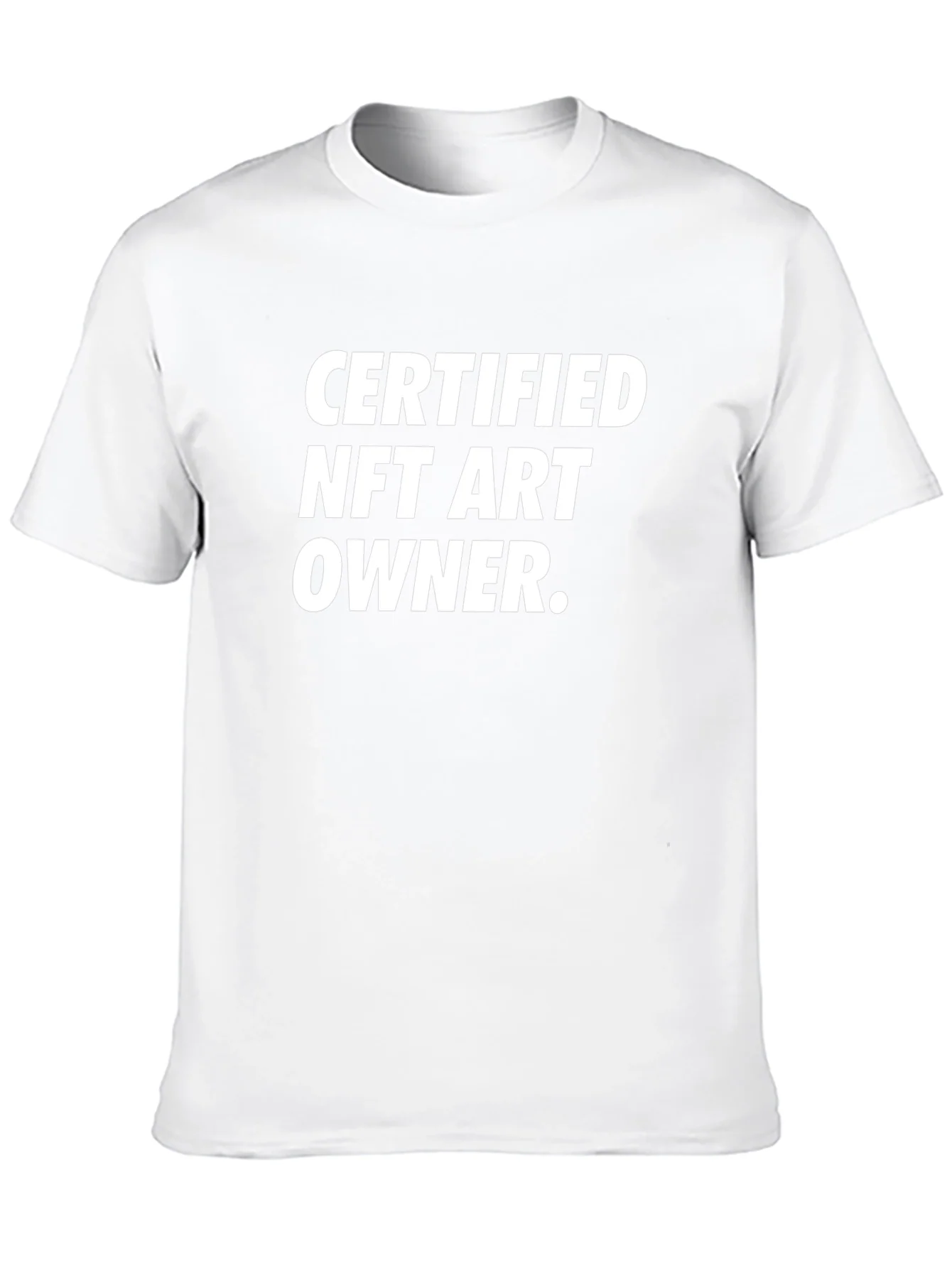Certified NFT Art Owner Black T-Shirt