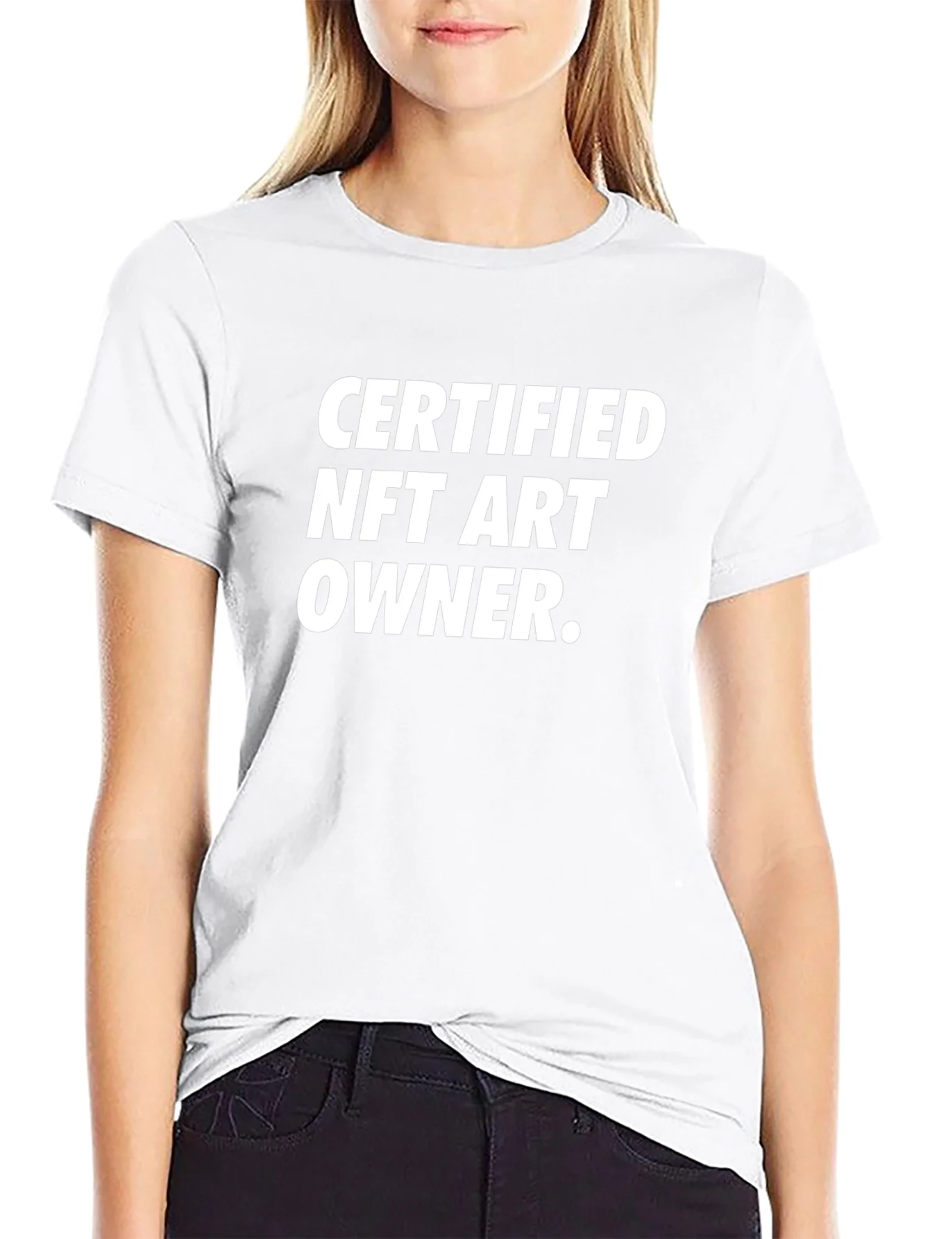 Certified NFT Art Owner Black T-Shirt