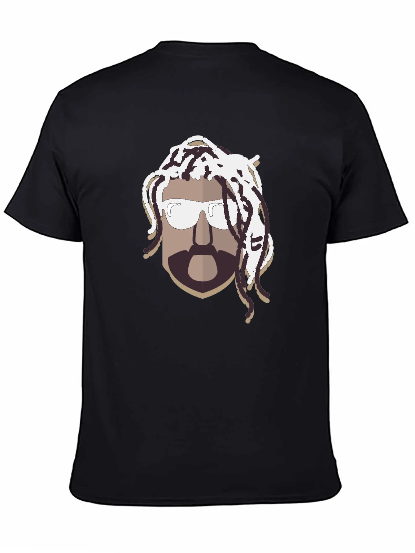 Cool Graphic T-Shirt with Rasta Man Design