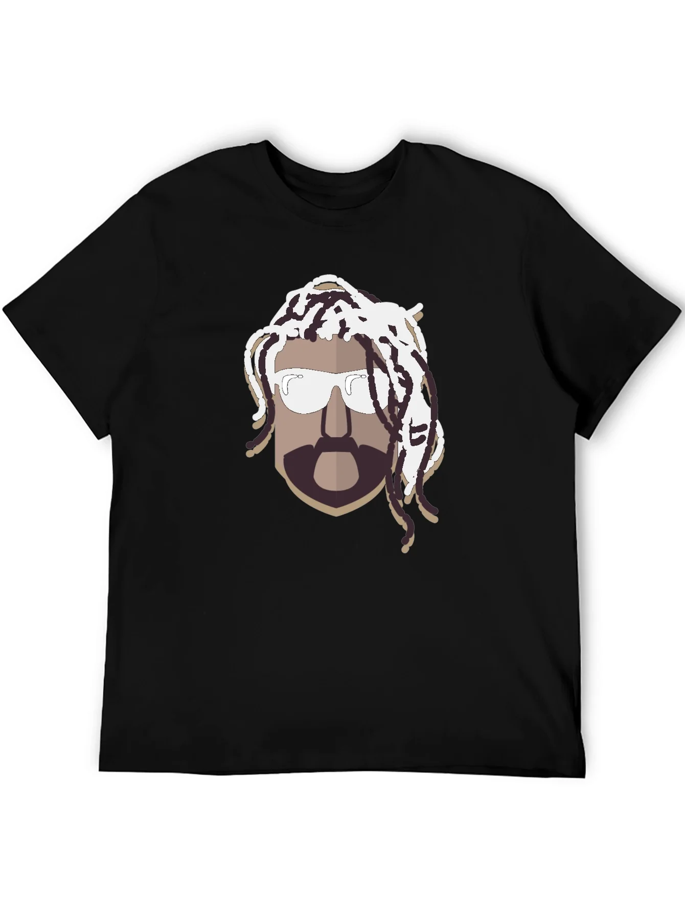Cool Graphic T-Shirt with Rasta Man Design