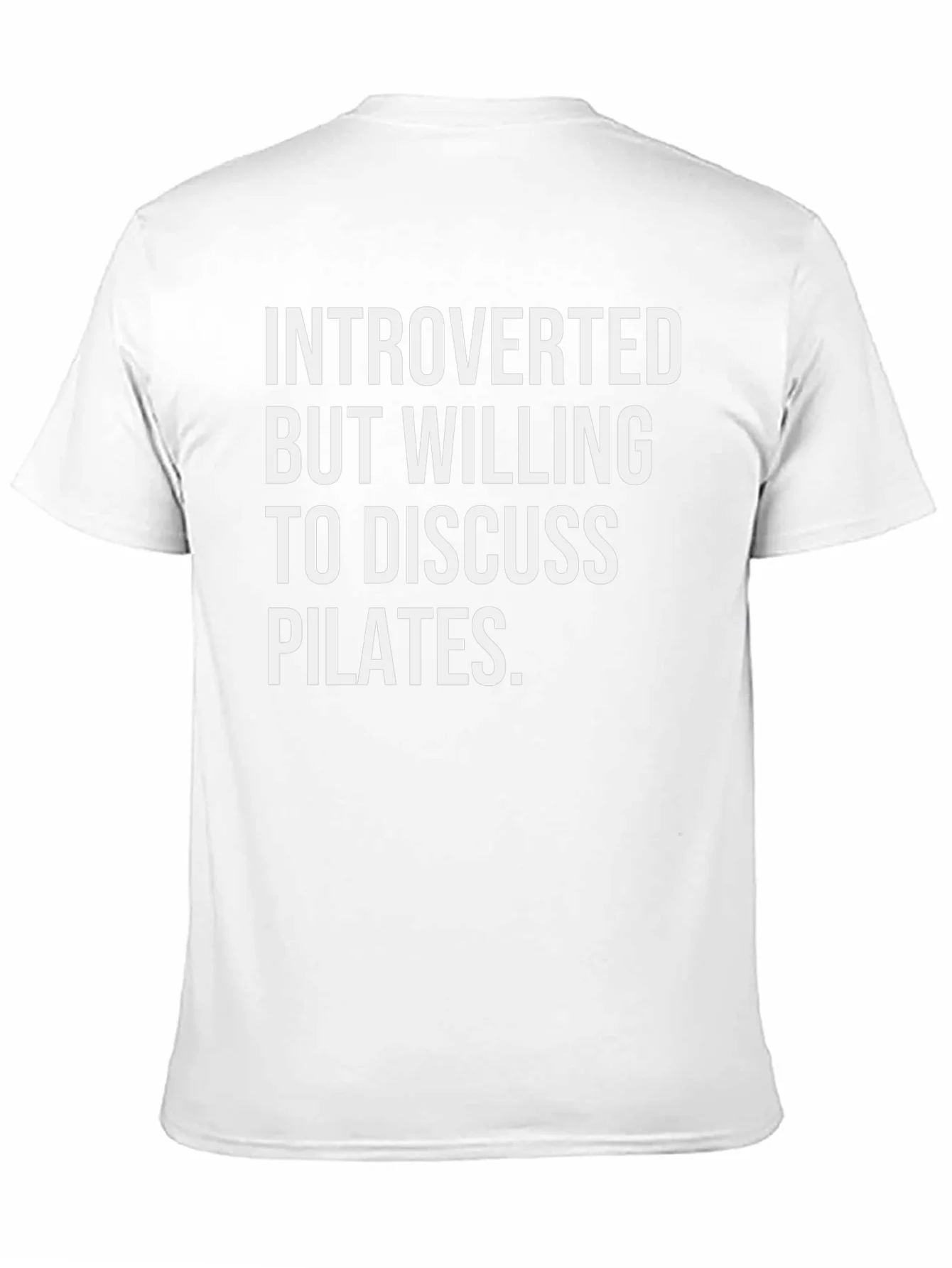 Introverted Pilates Black T-Shirt