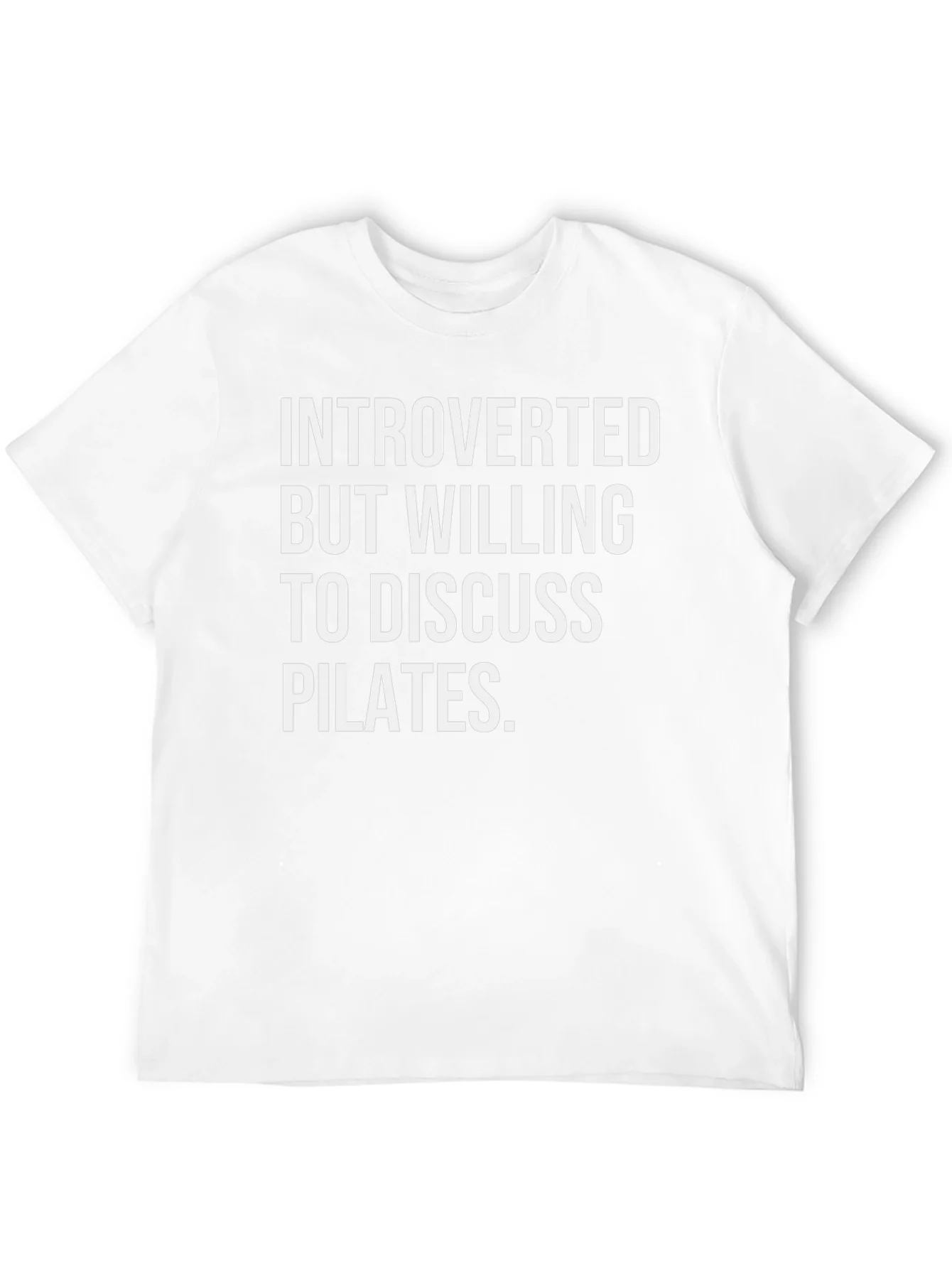 Introverted Pilates Black T-Shirt
