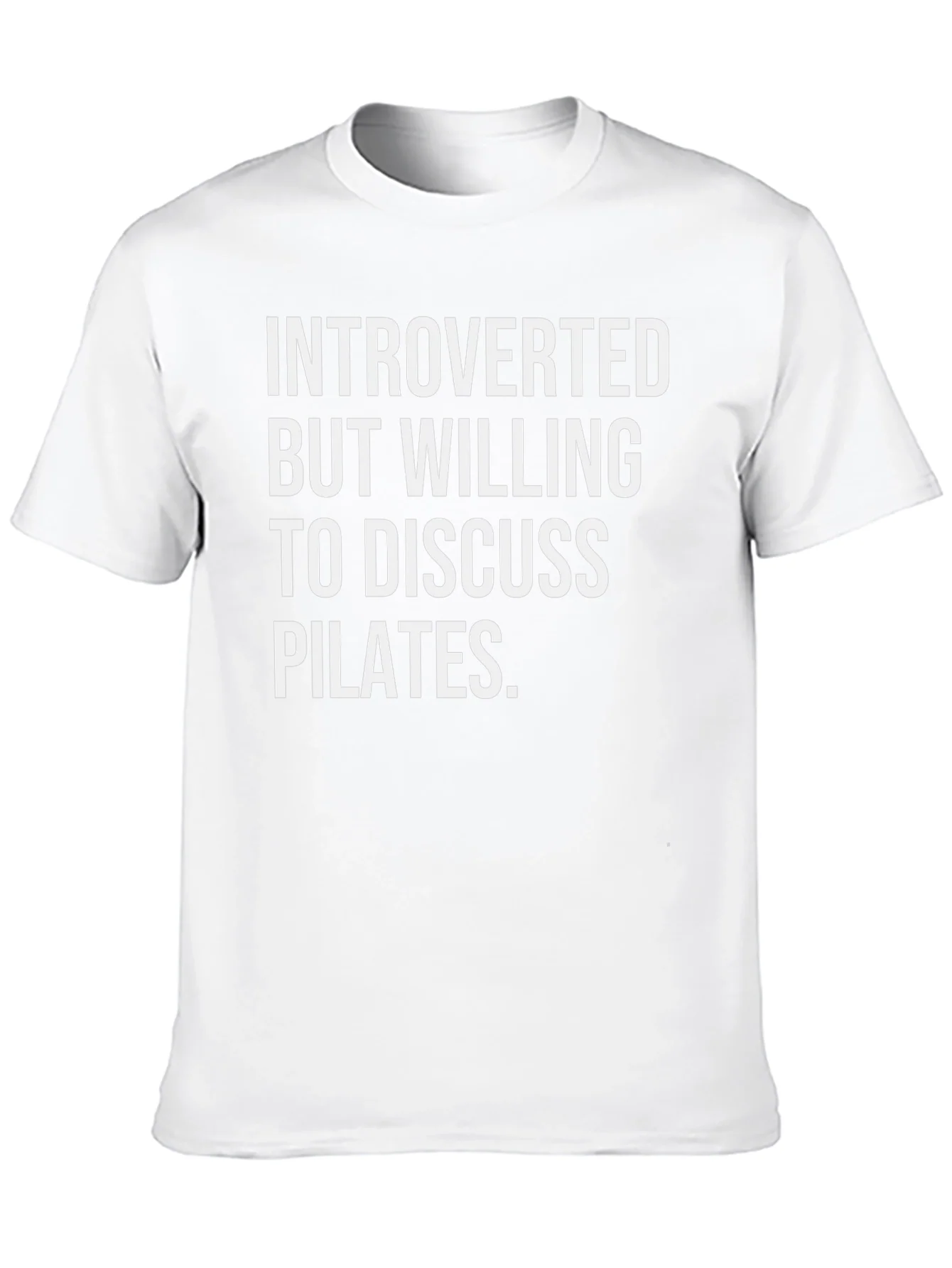 Introverted Pilates Black T-Shirt