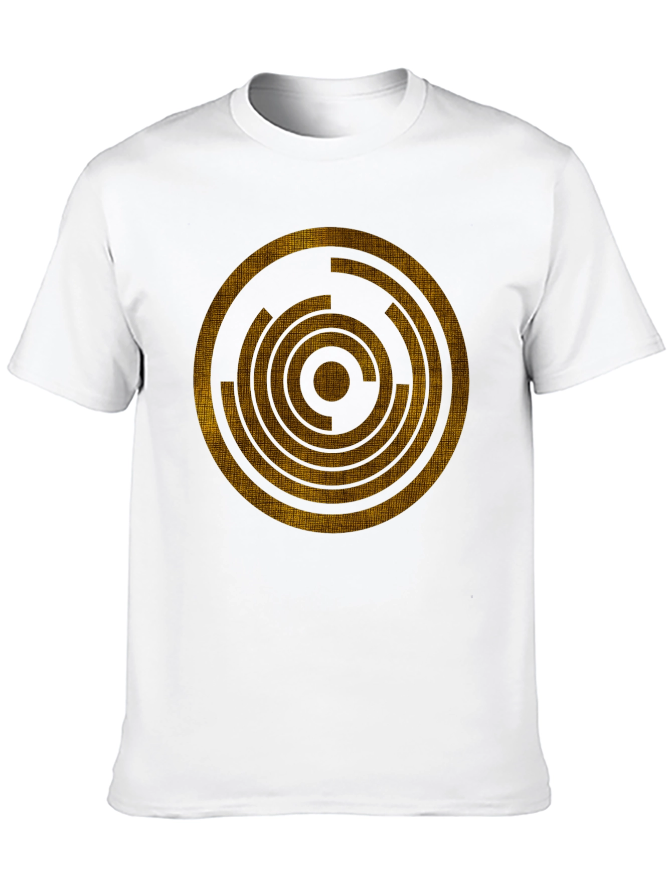 Geometric Circle Graphic Tee - Modern Design