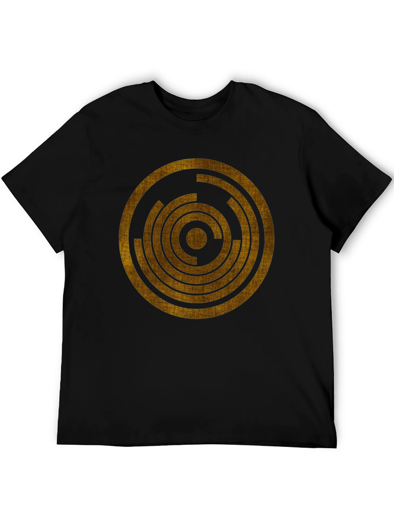 Geometric Circle Graphic Tee - Modern Design