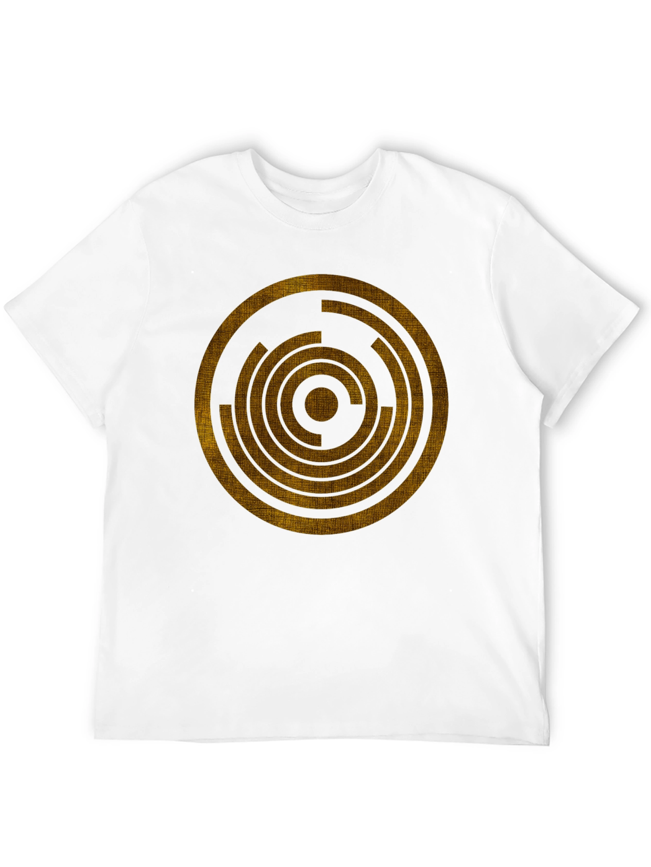 Geometric Circle Graphic Tee - Modern Design