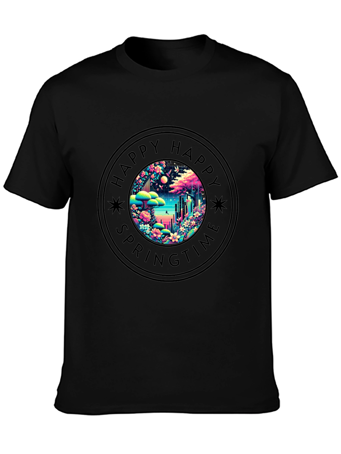 Happy Springtime Graphic Tee - Unisex