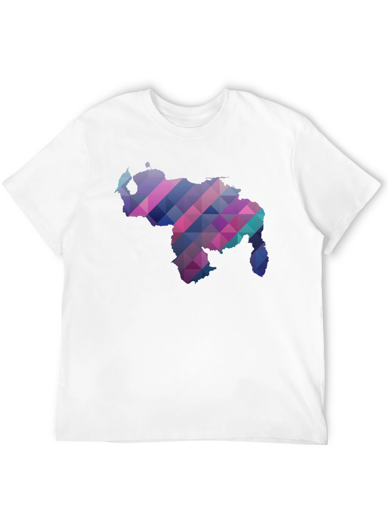 Venezuela Map Geometric Graphic T-Shirt