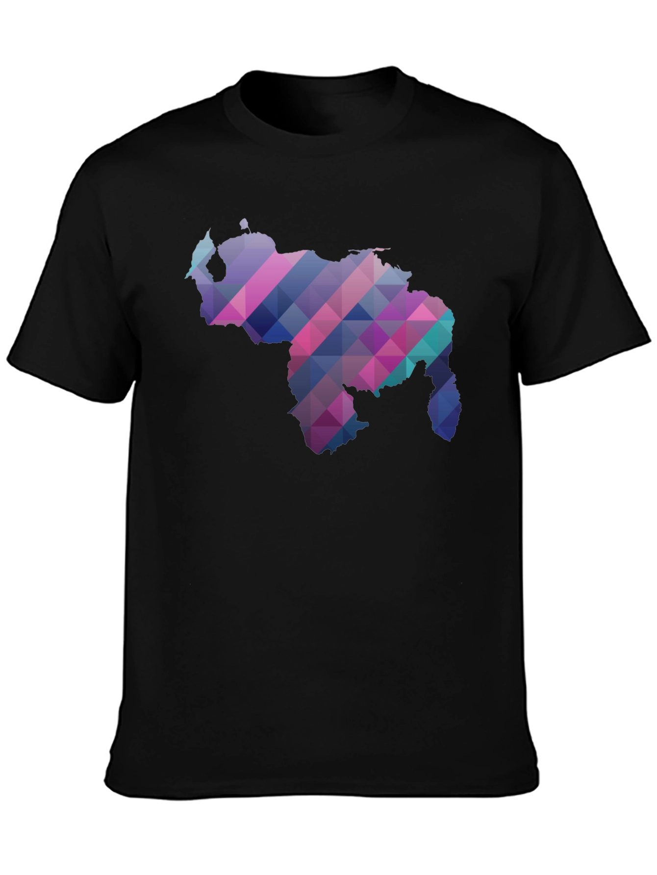 Venezuela Map Geometric Graphic T-Shirt