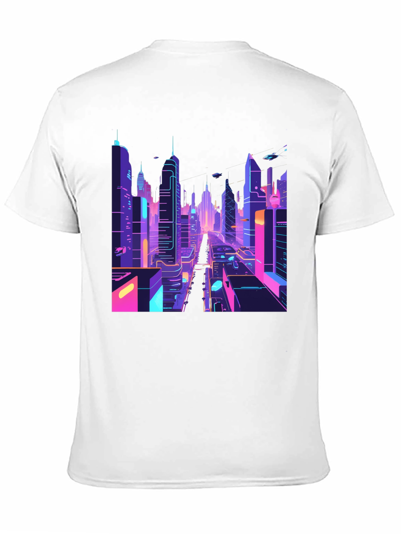 Cyberpunk Cityscape T-Shirt