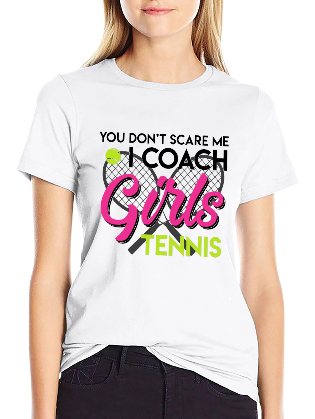Tennis Coach Girls T-Shirt