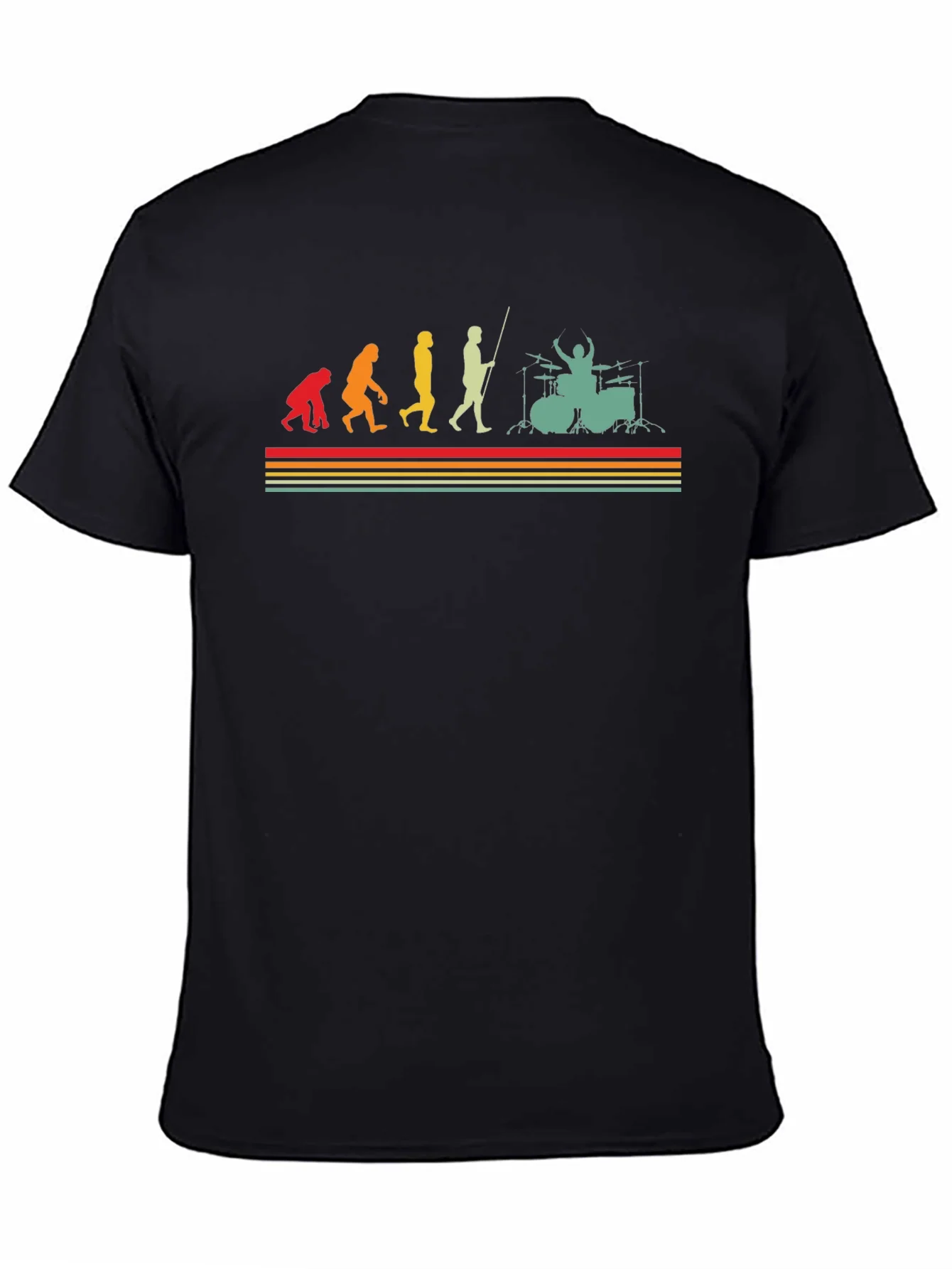 Drummer Evolution T-Shirt - Band Musician Tee