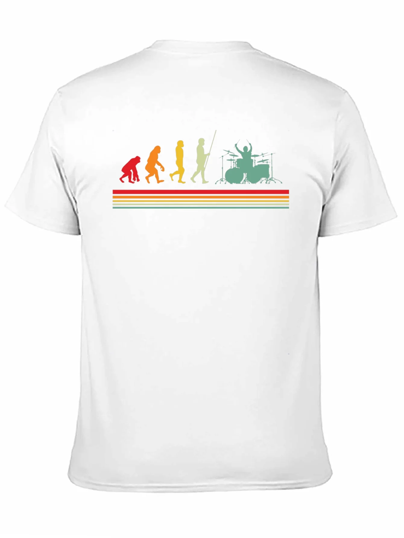 Drummer Evolution T-Shirt - Band Musician Tee