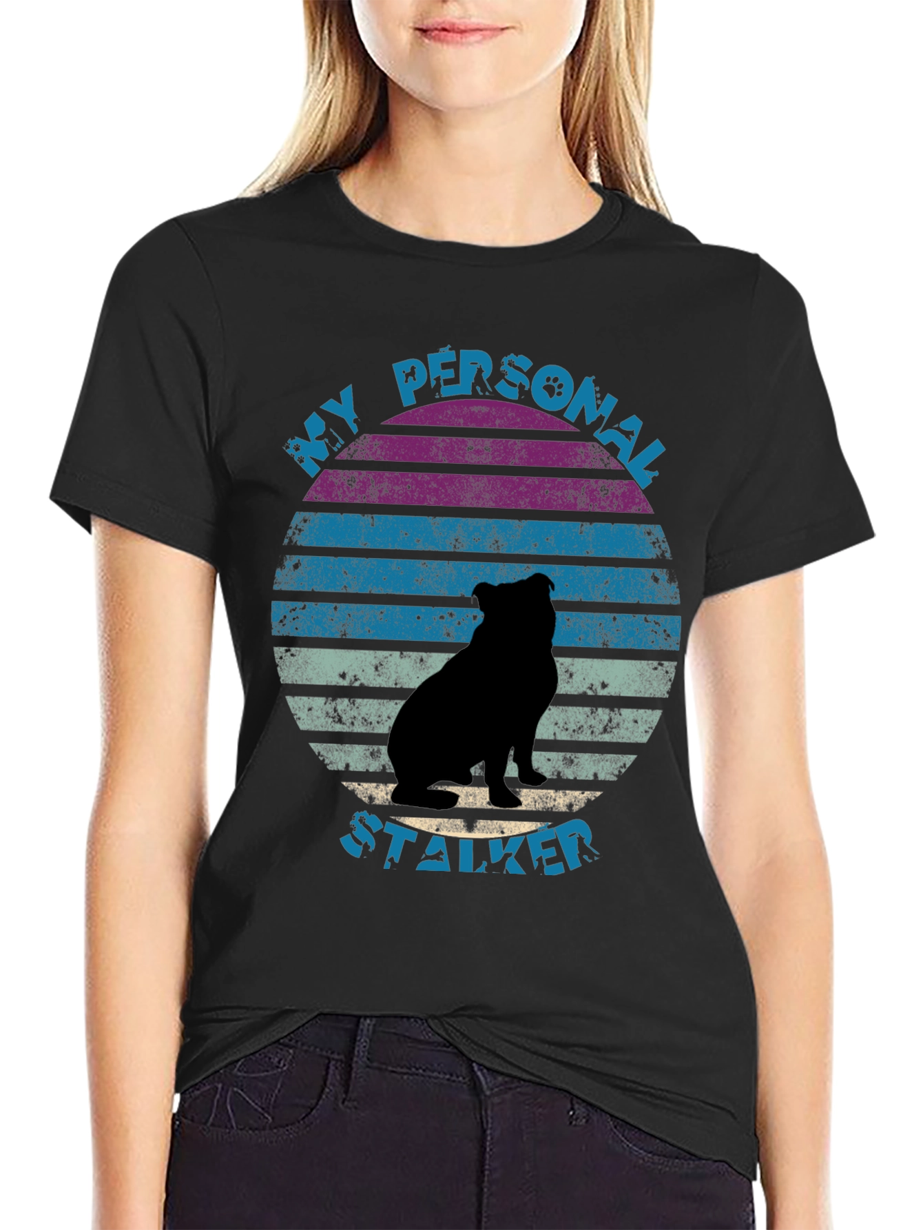My Personal Stalker Dog T-Shirt