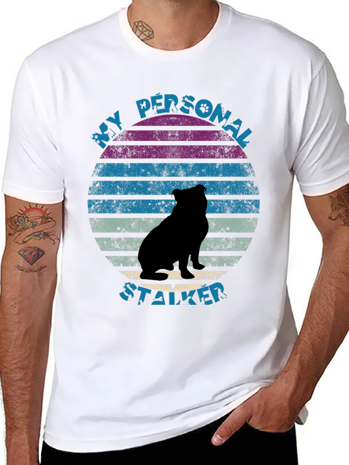 My Personal Stalker Dog T-Shirt