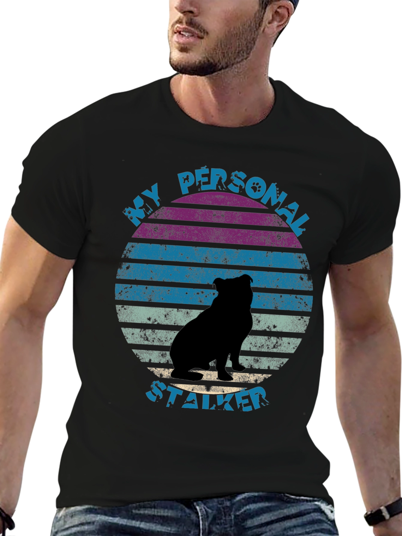 My Personal Stalker Dog T-Shirt