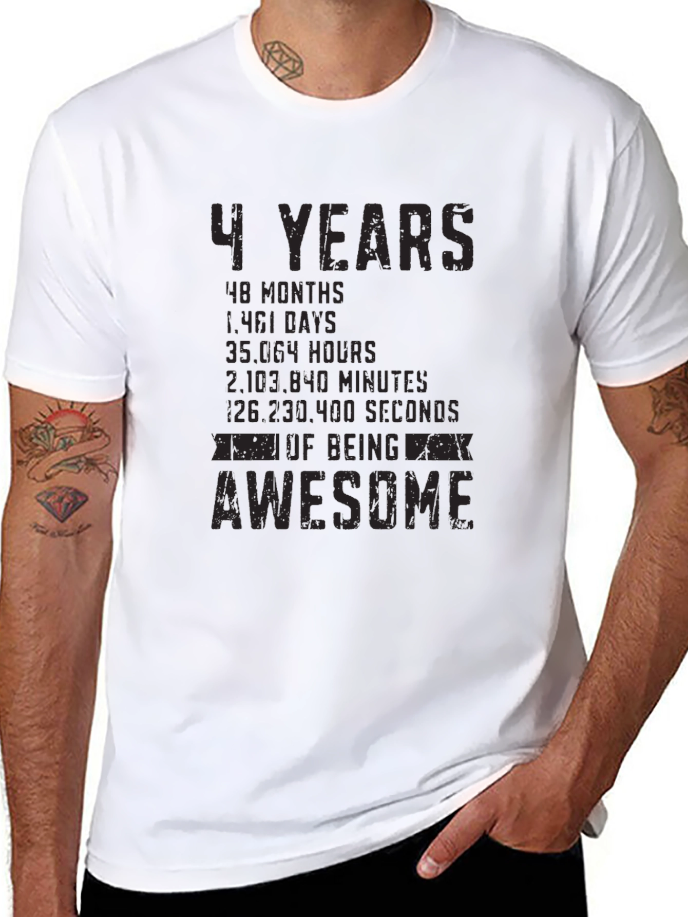 4 Years of Being Awesome T-Shirt
