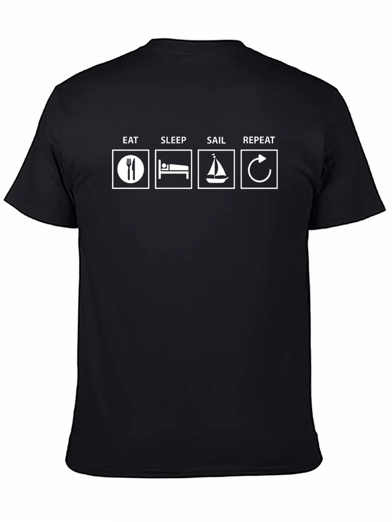 Eat Sleep Sail Repeat T-Shirt - Boating Tee