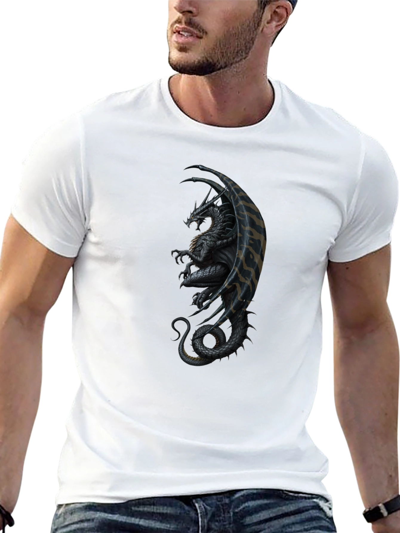 Dragon Graphic Black T-Shirt