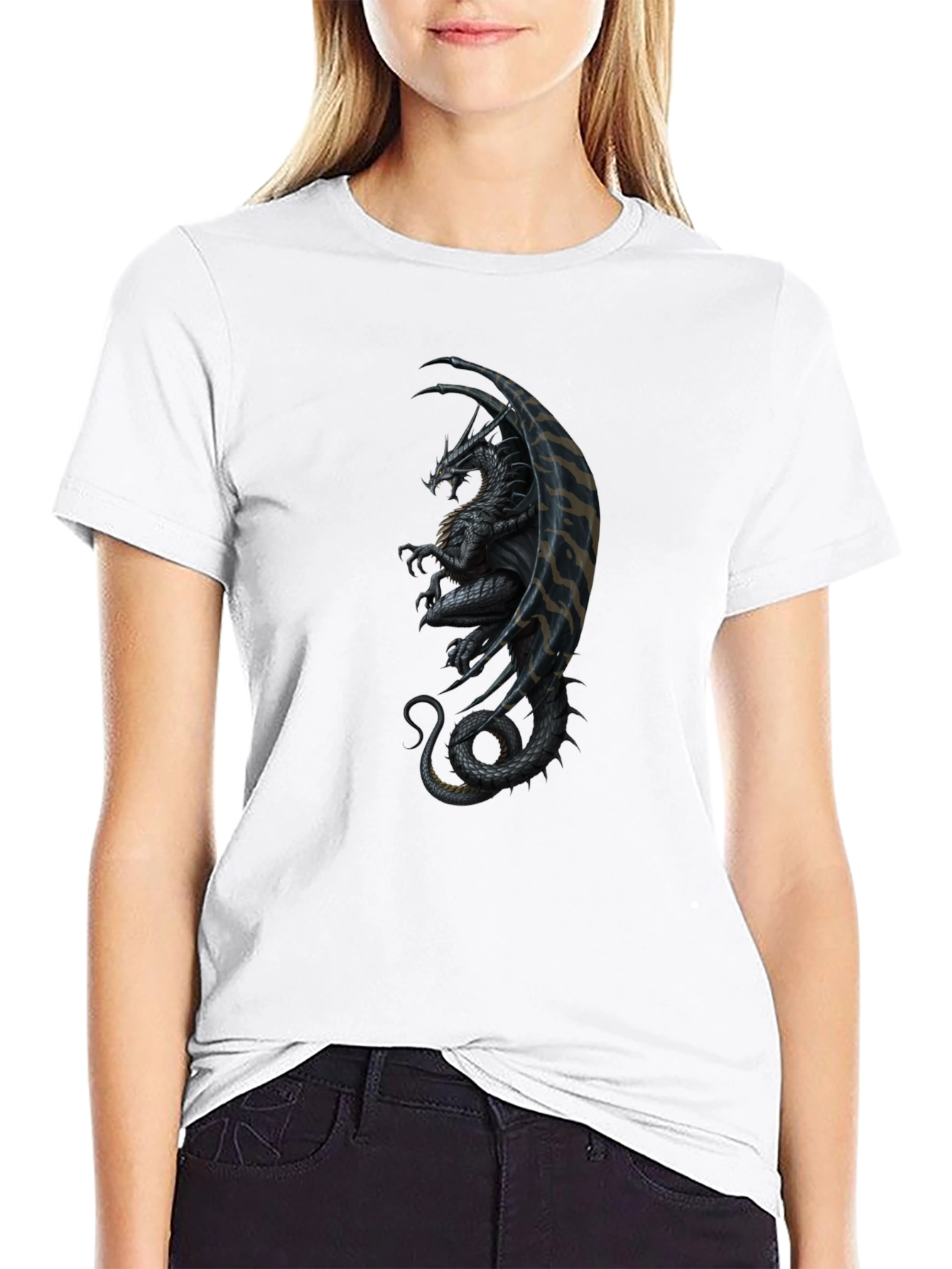 Dragon Graphic Black T-Shirt