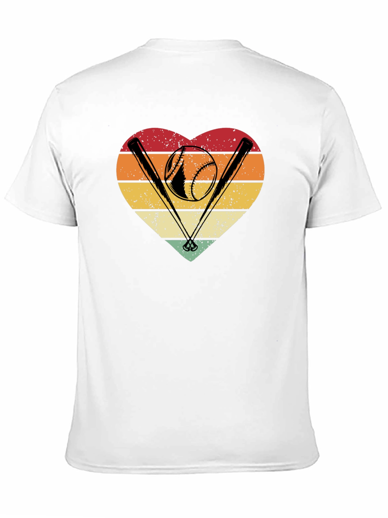 Baseball Heart Graphic Tee