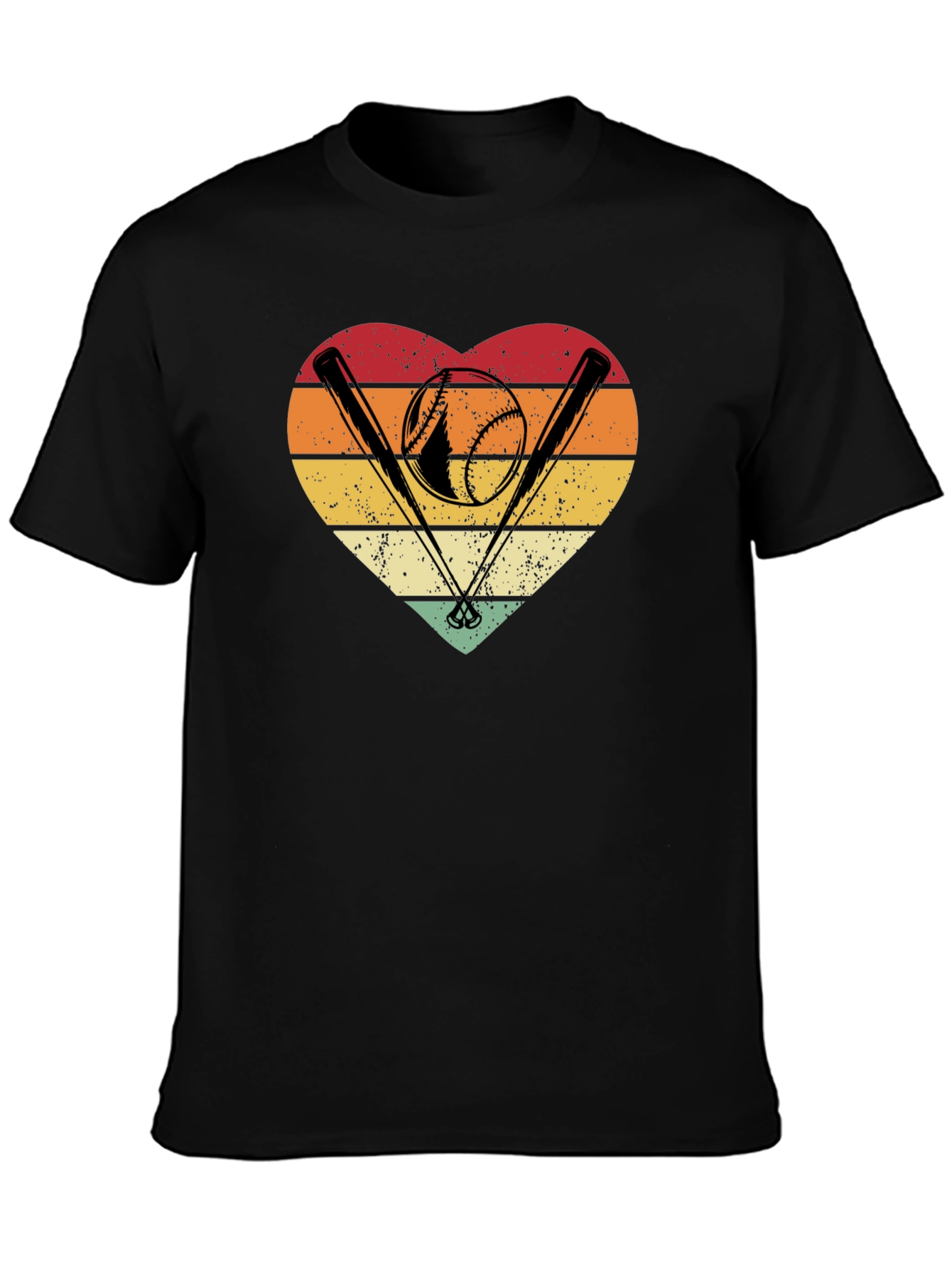 Baseball Heart Graphic Tee