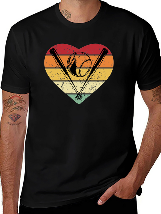 Baseball Heart Graphic Tee