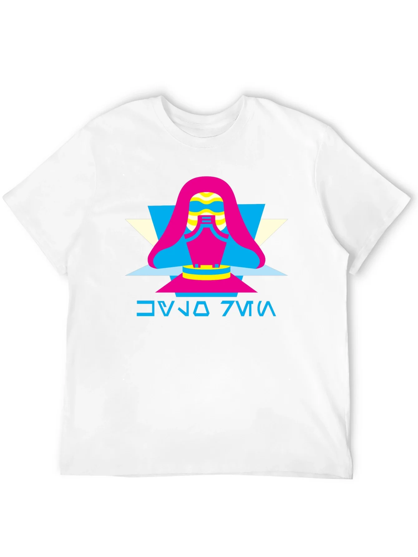 Retro Geometric Graphic T-Shirt
