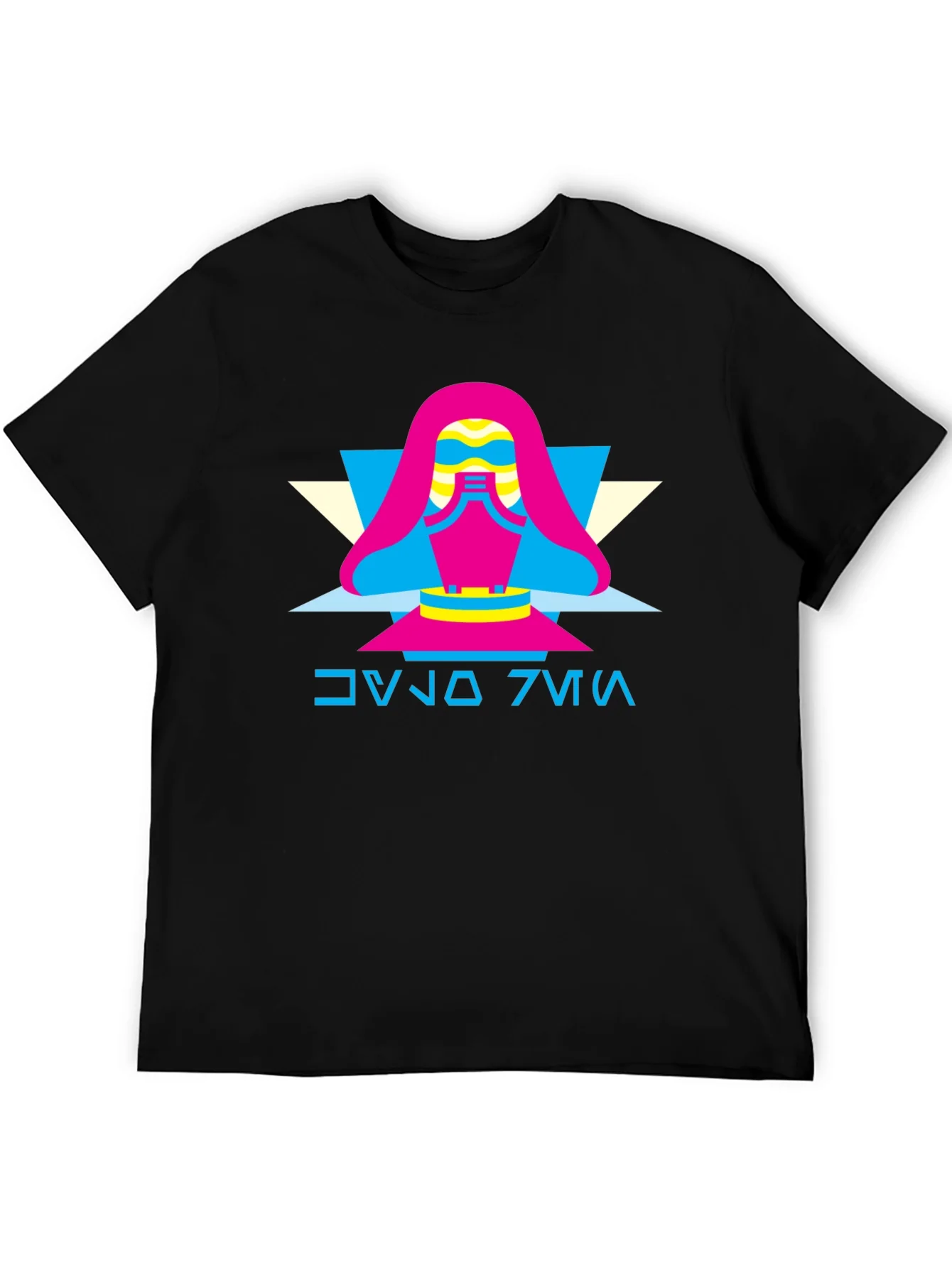 Retro Geometric Graphic T-Shirt