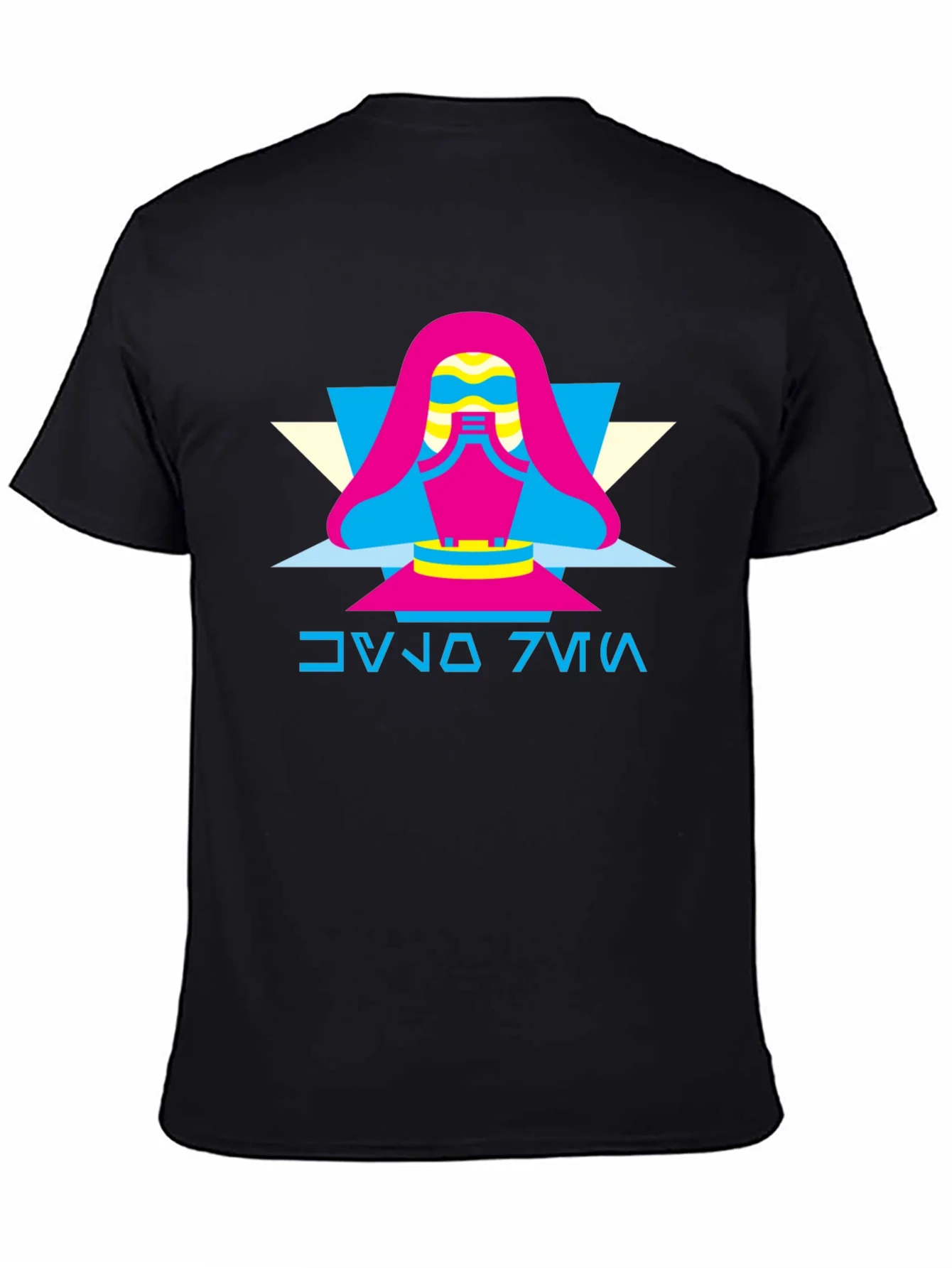 Retro Geometric Graphic T-Shirt