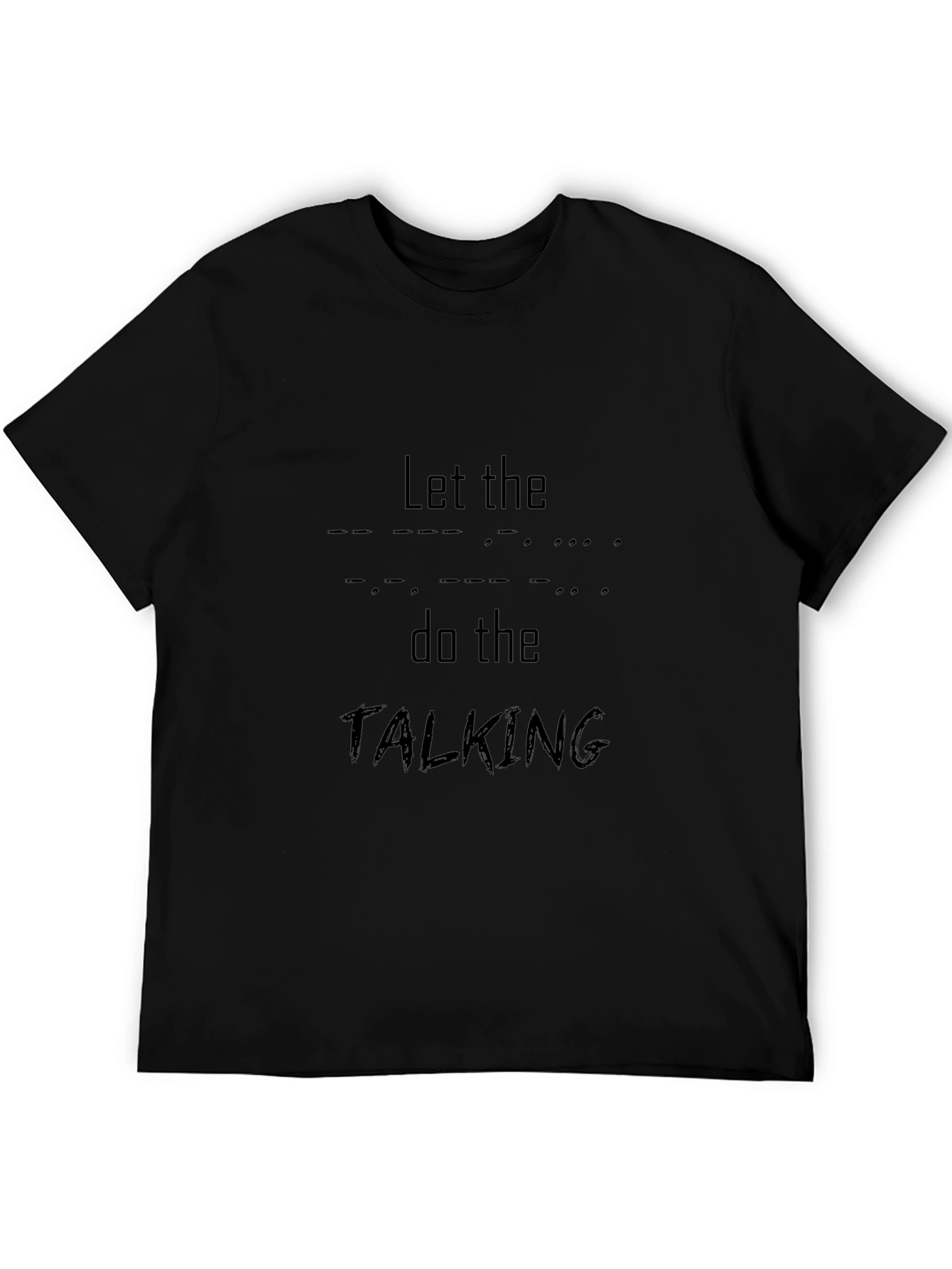 Morse Code T-Shirt - Let the Silence Talk