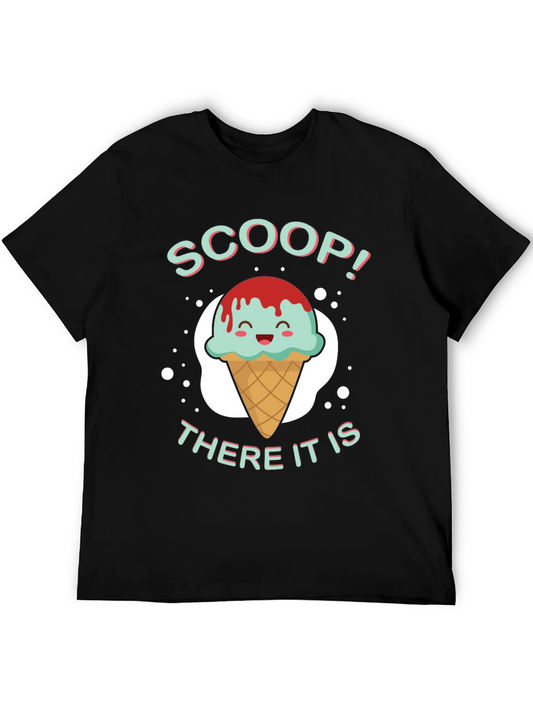 Scoop! Graphic Print T-Shirt