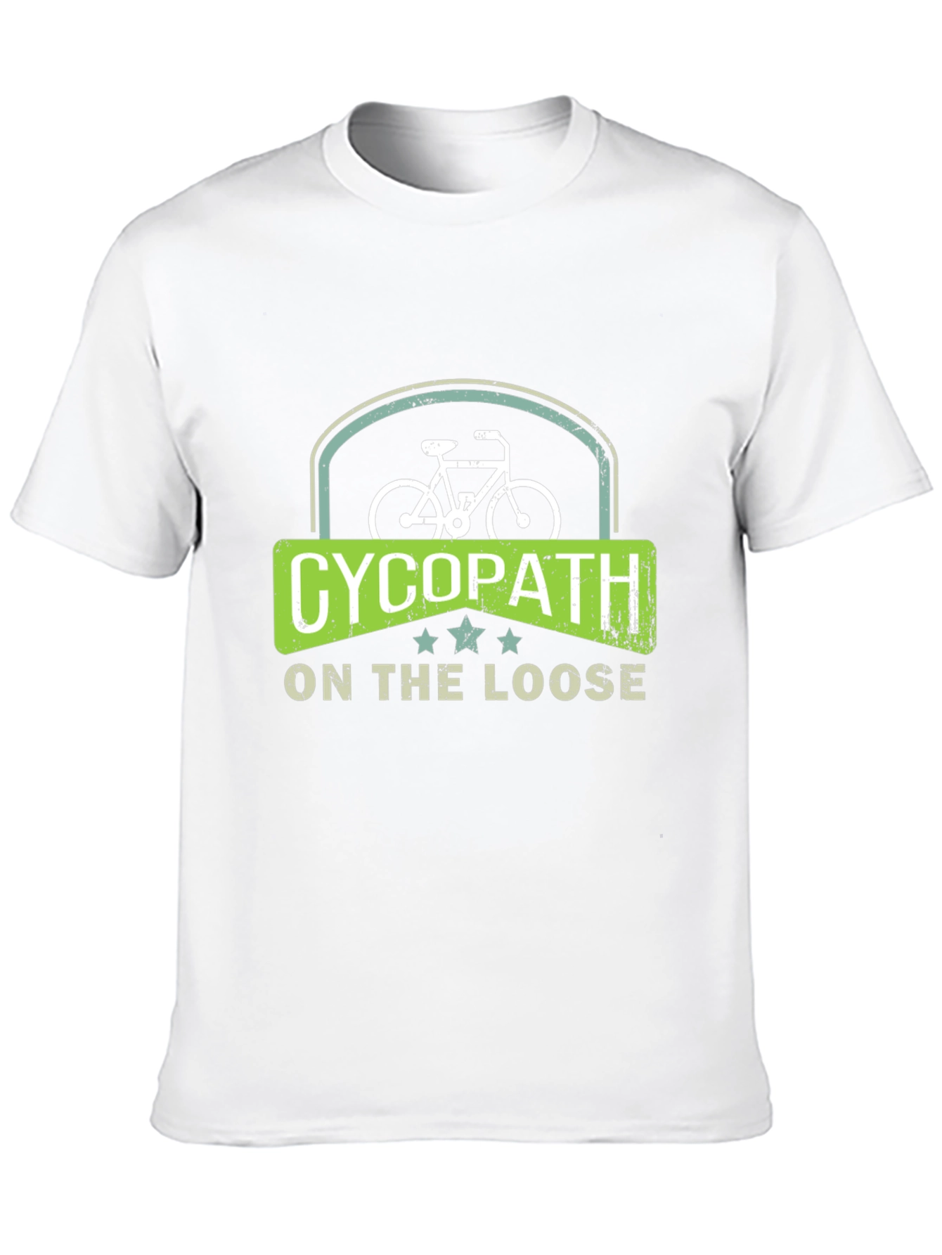 Cycopath On The Loose Black T-Shirt