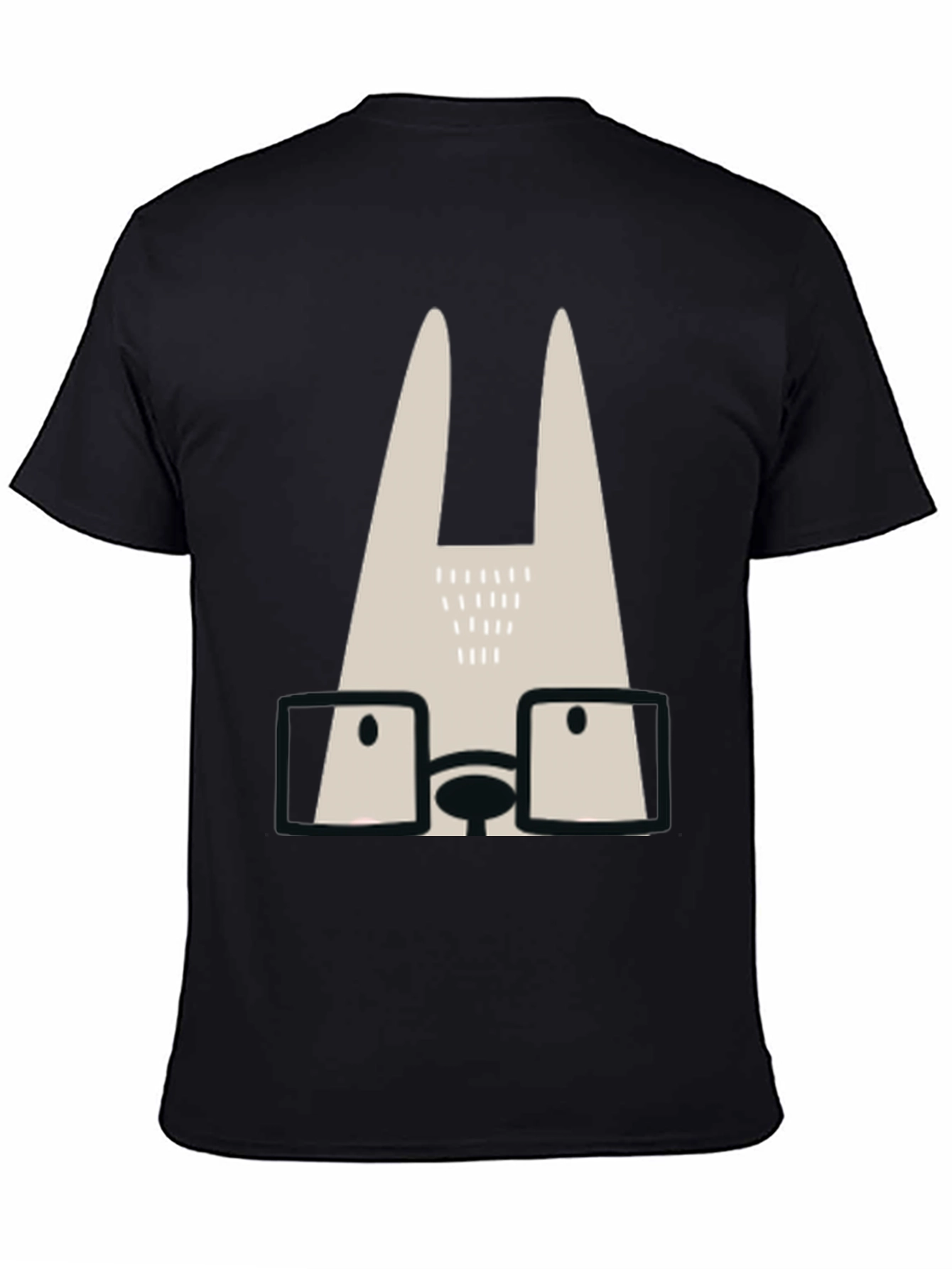 Stylish Rabbit Tee - Trendy Graphic Print Shirt