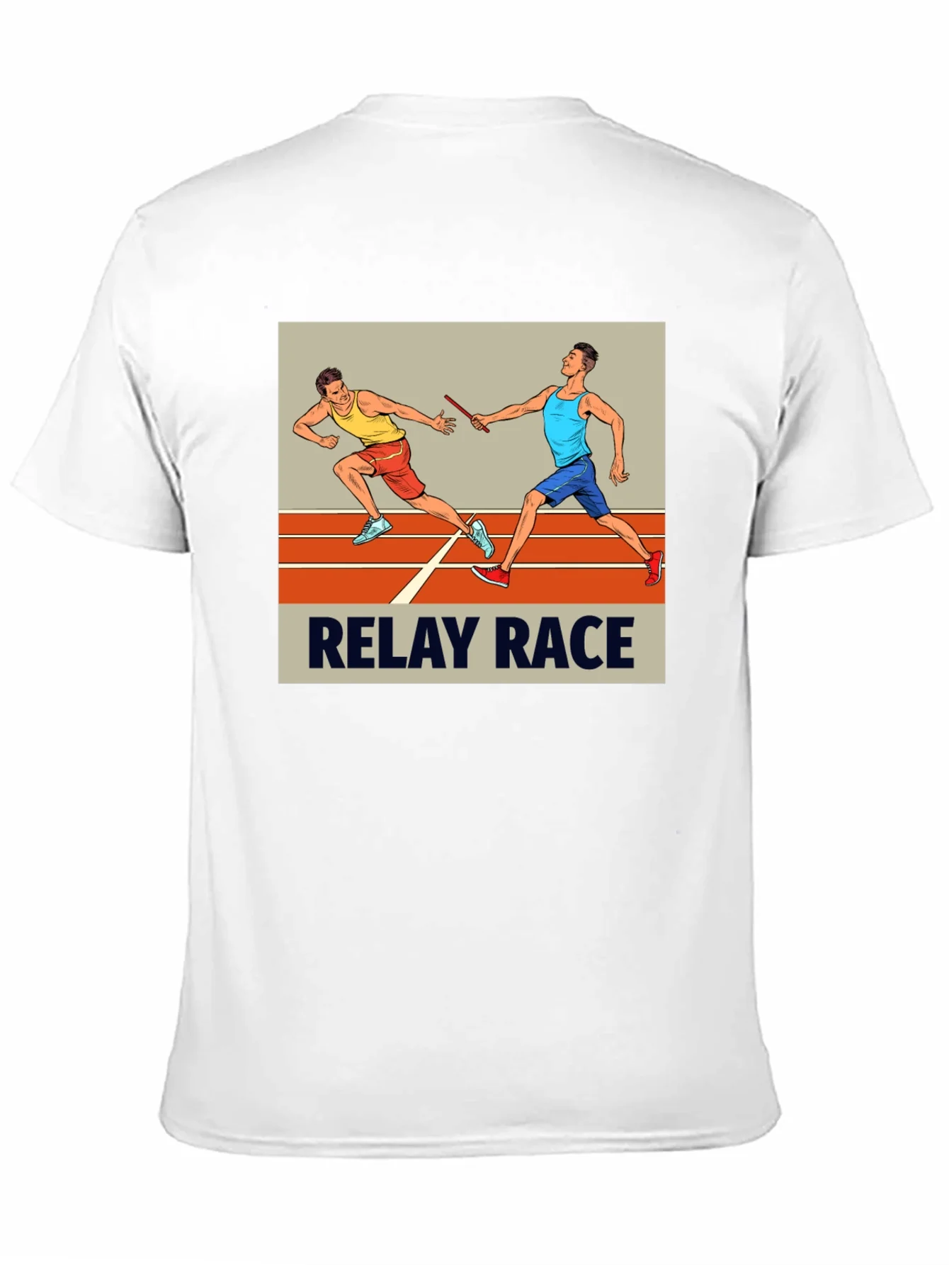 Relay Race Graphic Tee - Black