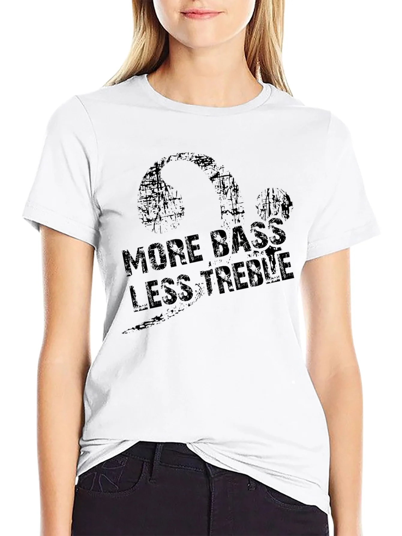 More Bass Less Treble Graphic T-Shirt