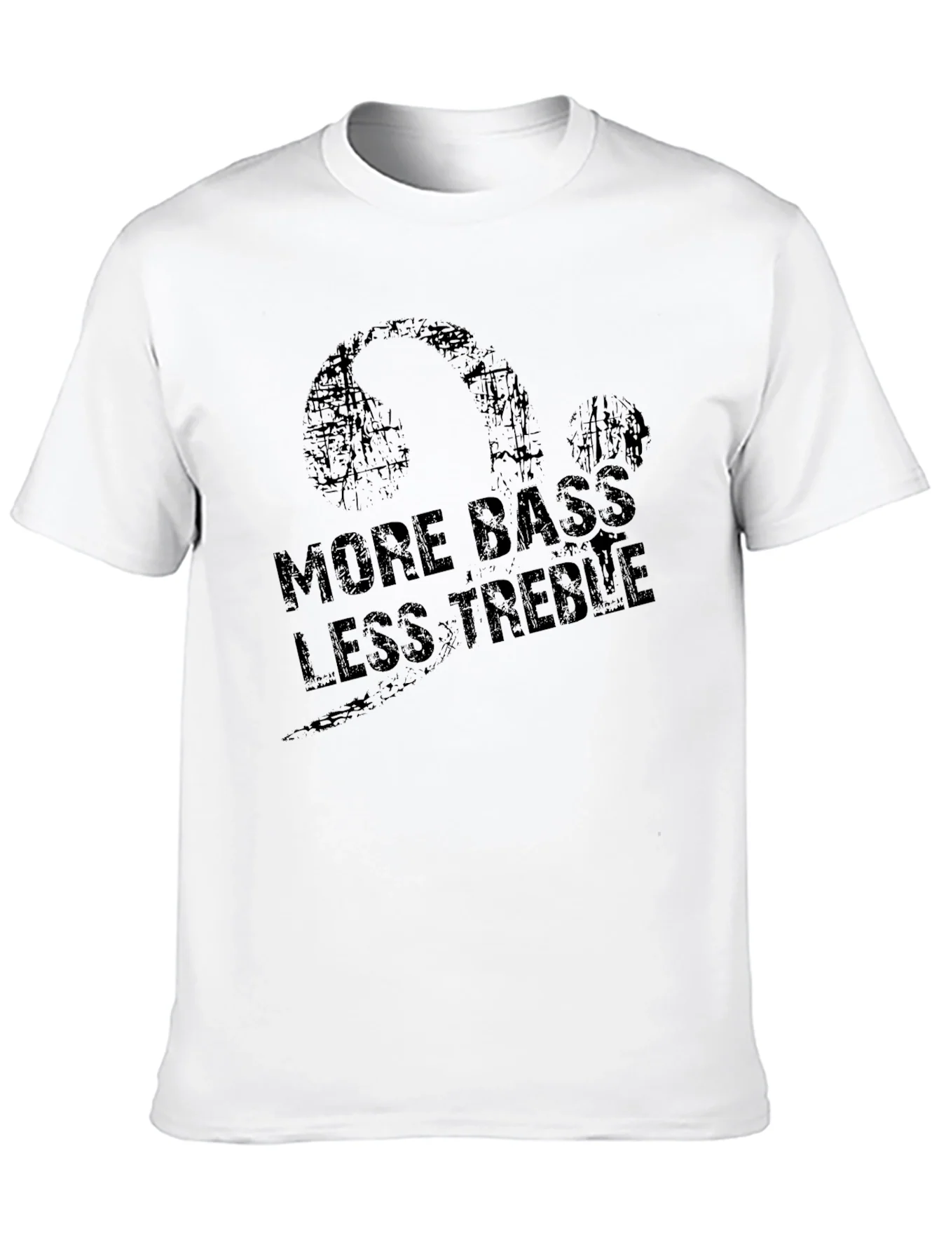More Bass Less Treble Graphic T-Shirt