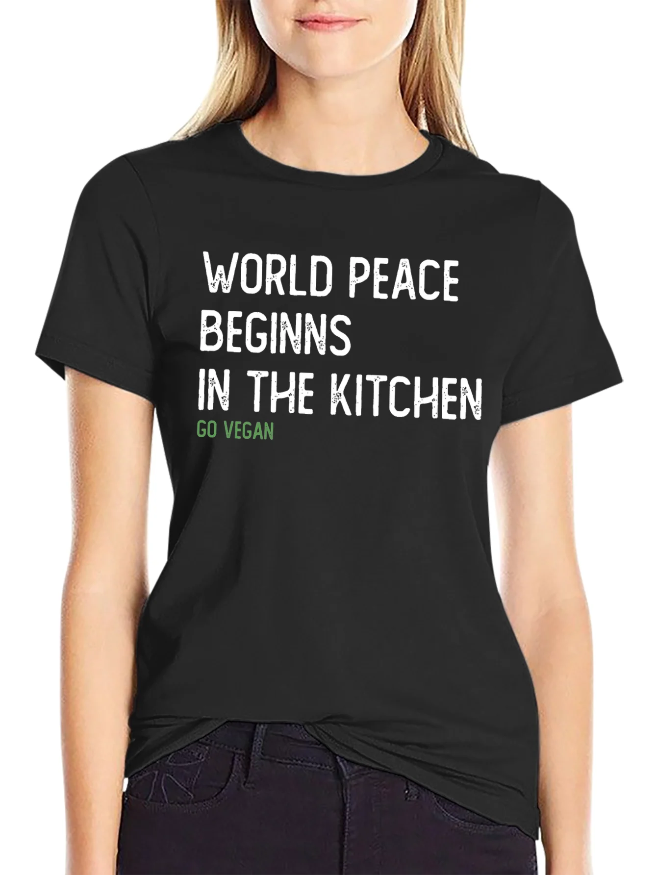 Vegan World Peace T-Shirt