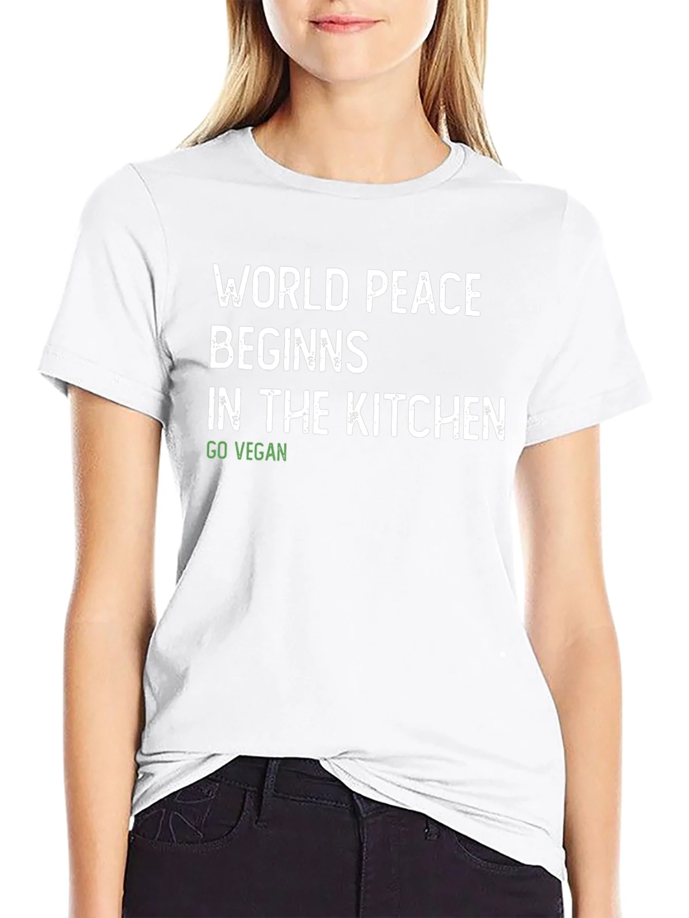 Vegan World Peace T-Shirt