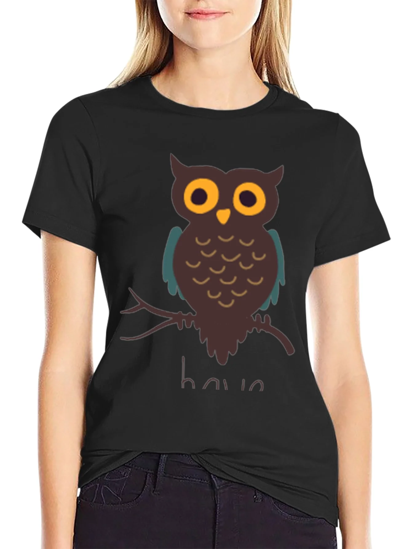 Owl Graphic T-Shirt - Mens Casual Tee