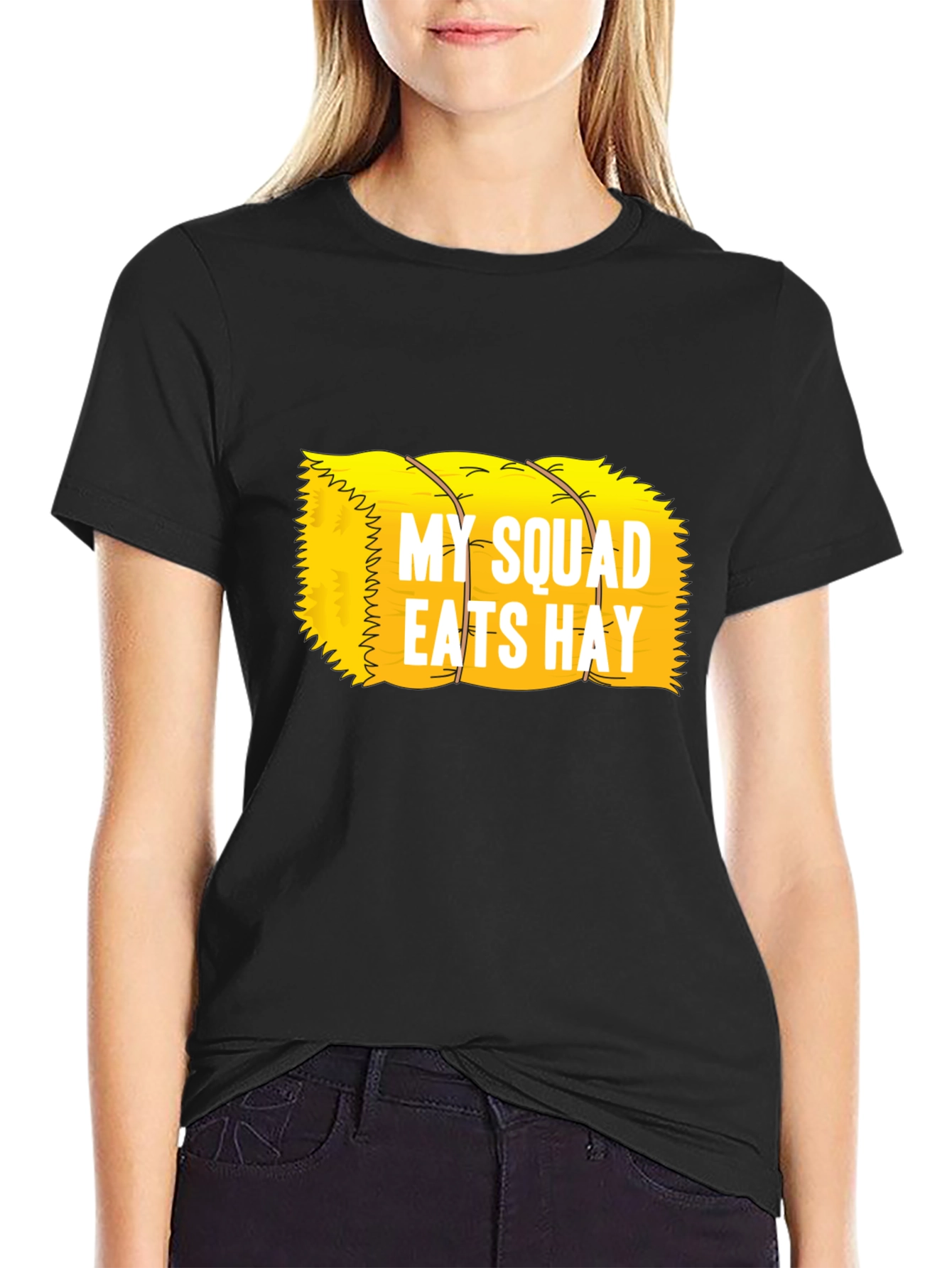 My Squad Eats Hay T-Shirt Funny Farm Tee