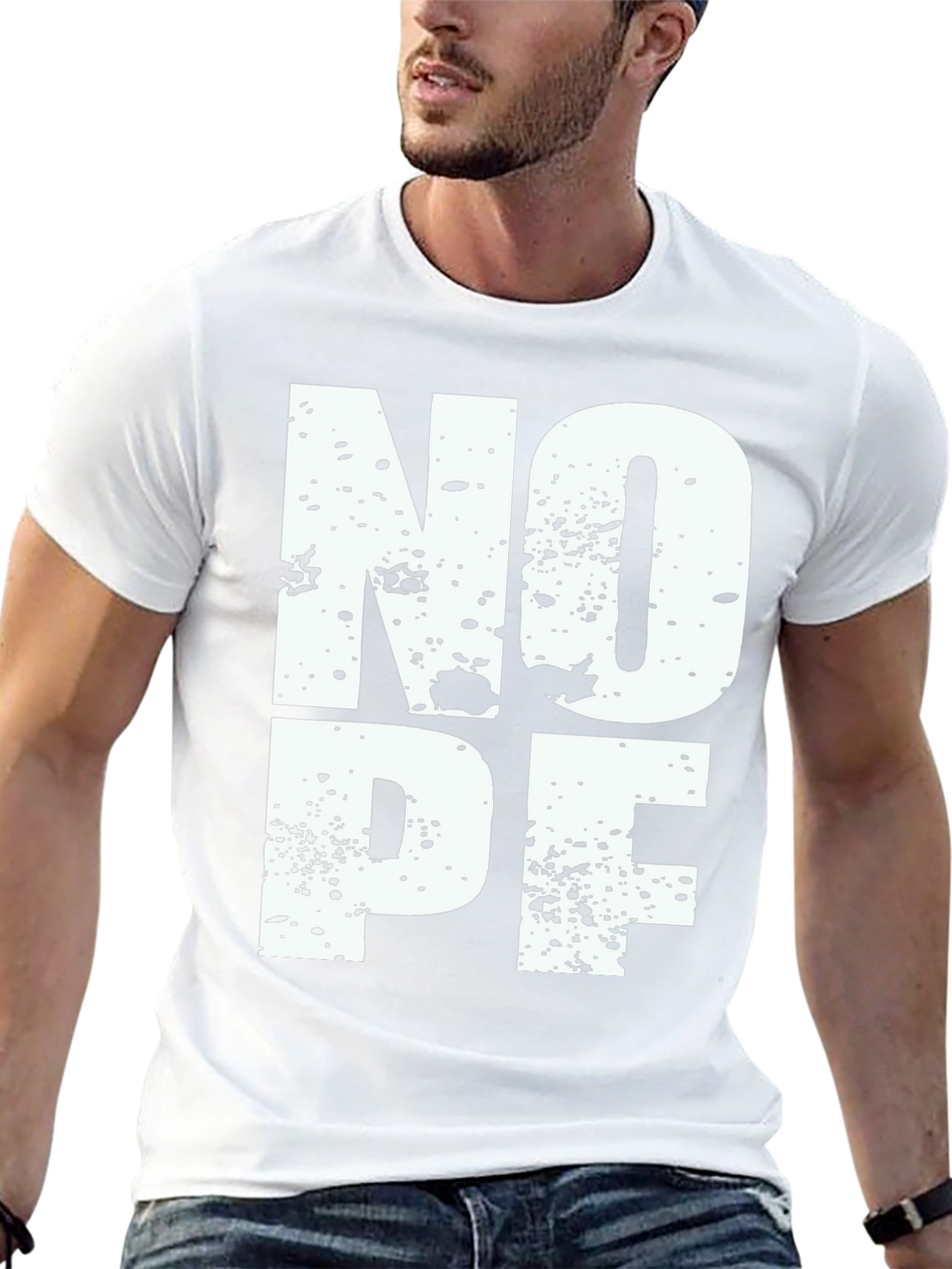 Nope T-Shirt Black Graphic Tee