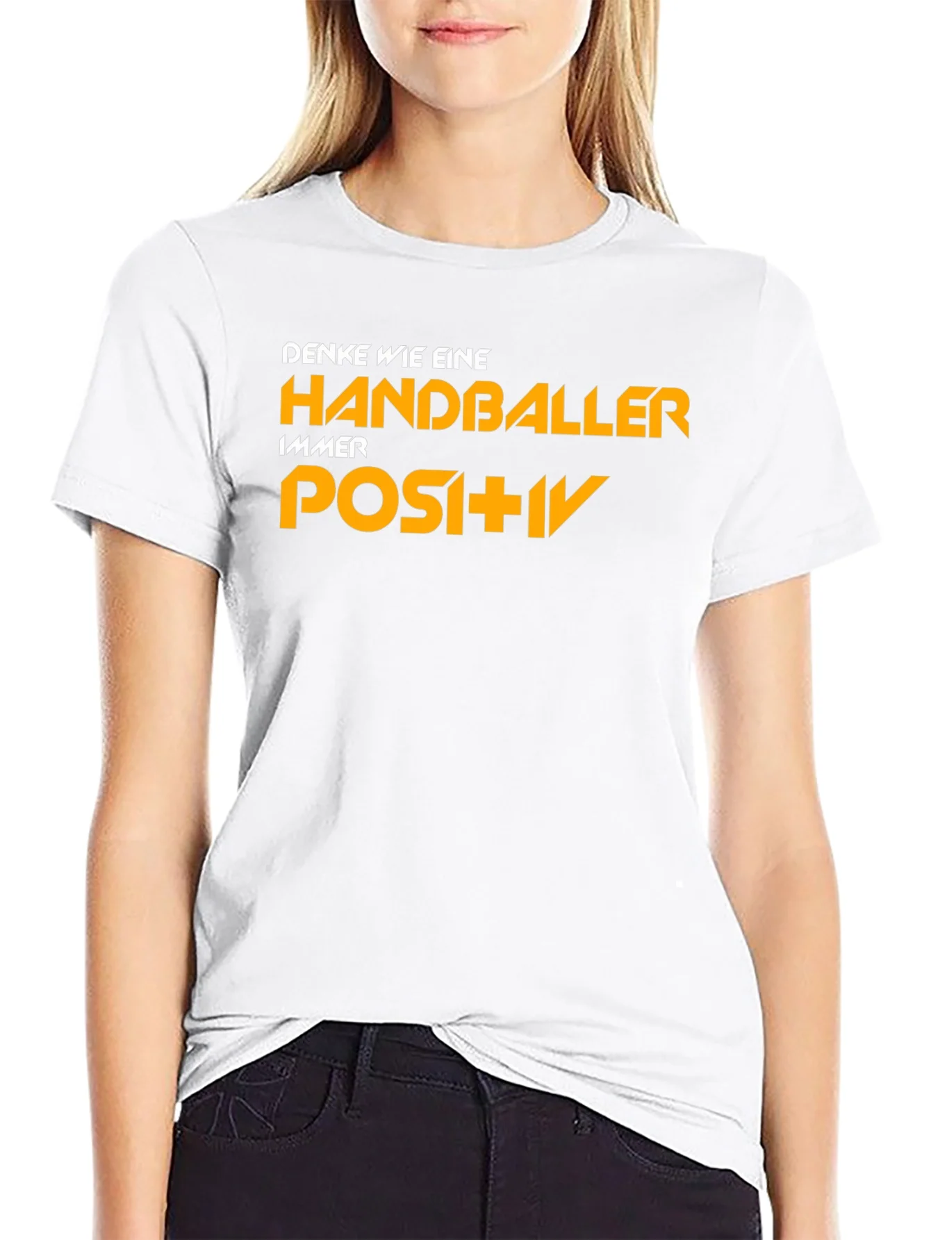 Handballer Positive Black T-Shirt