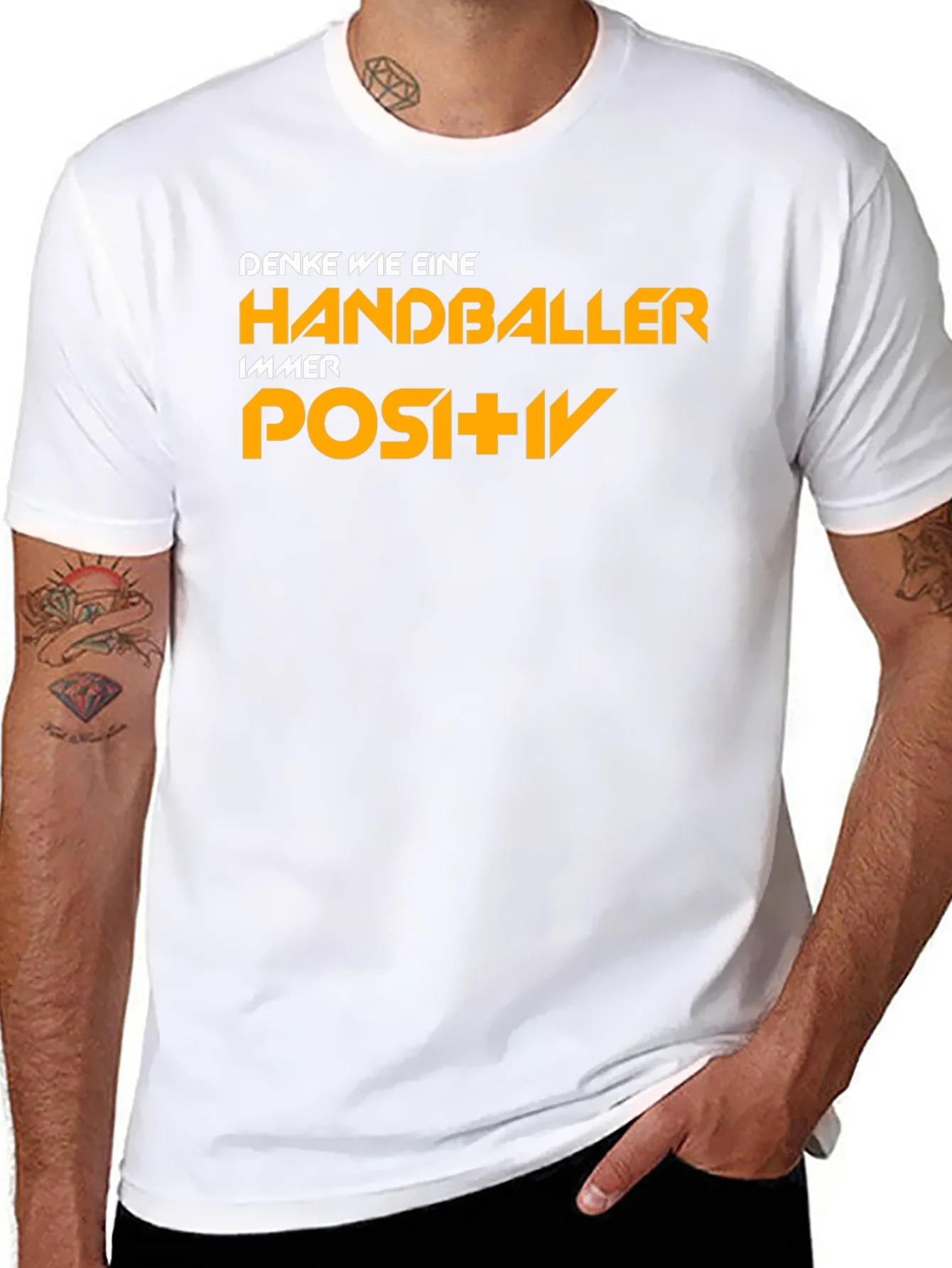 Handballer Positive Black T-Shirt