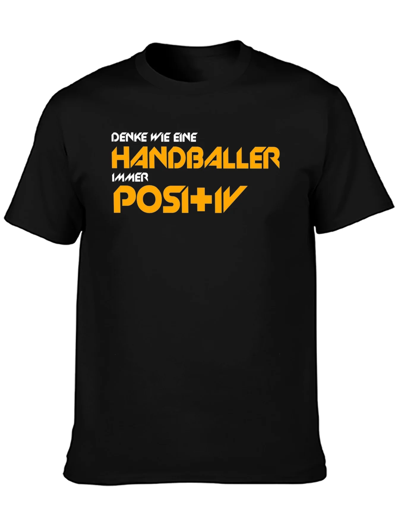 Handballer Positive Black T-Shirt