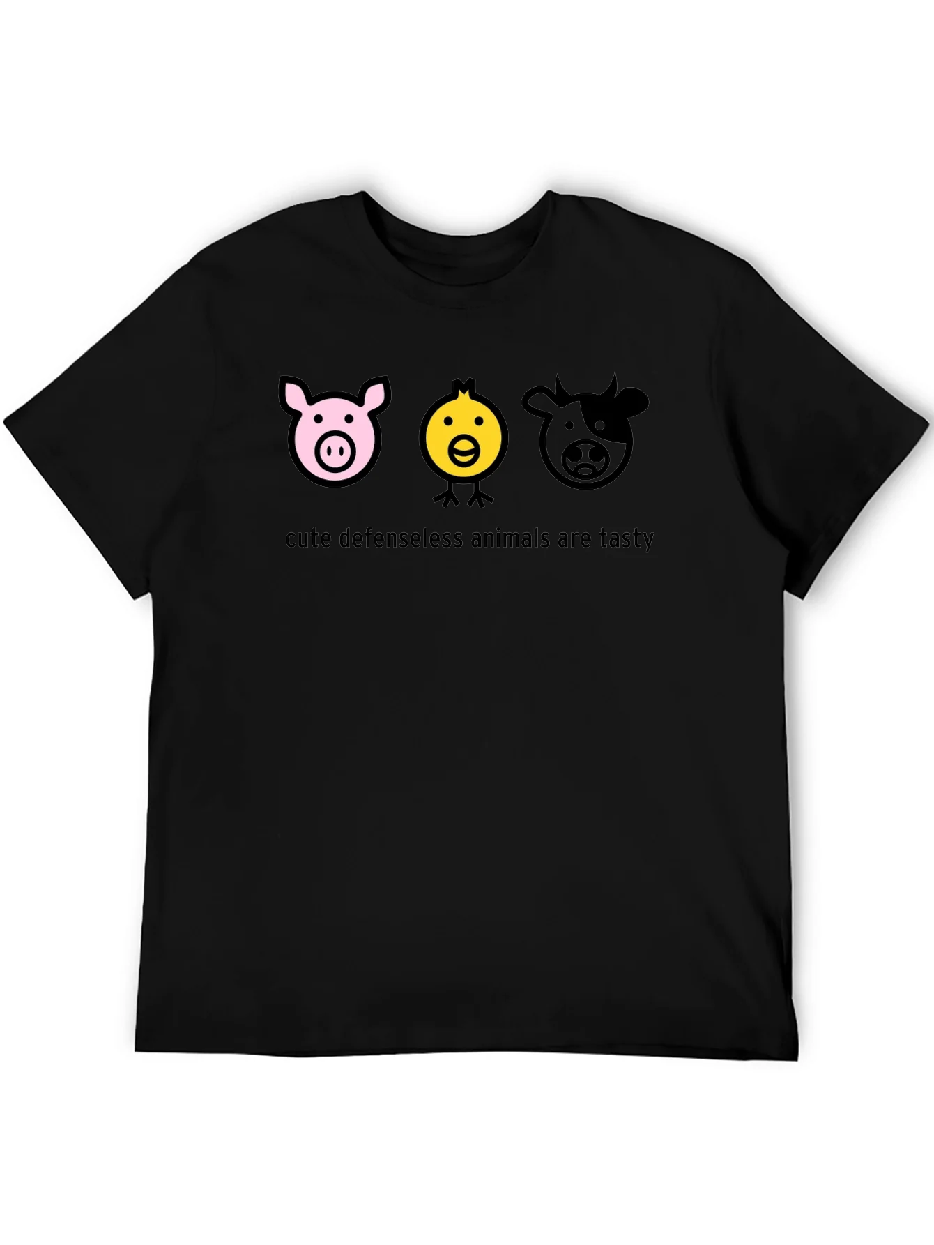 Cute Animals Are Tasty Graphic T-Shirt