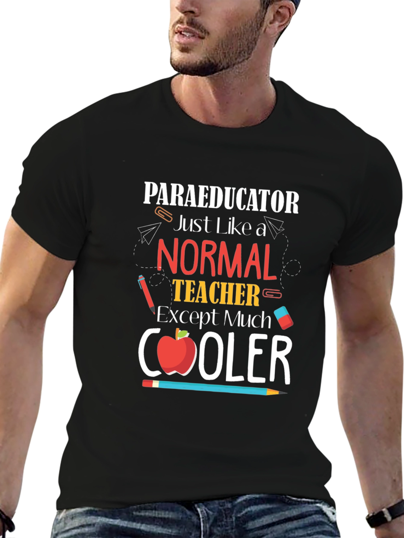 Paraeducator Teacher T-Shirt - Cool Teacher Tee